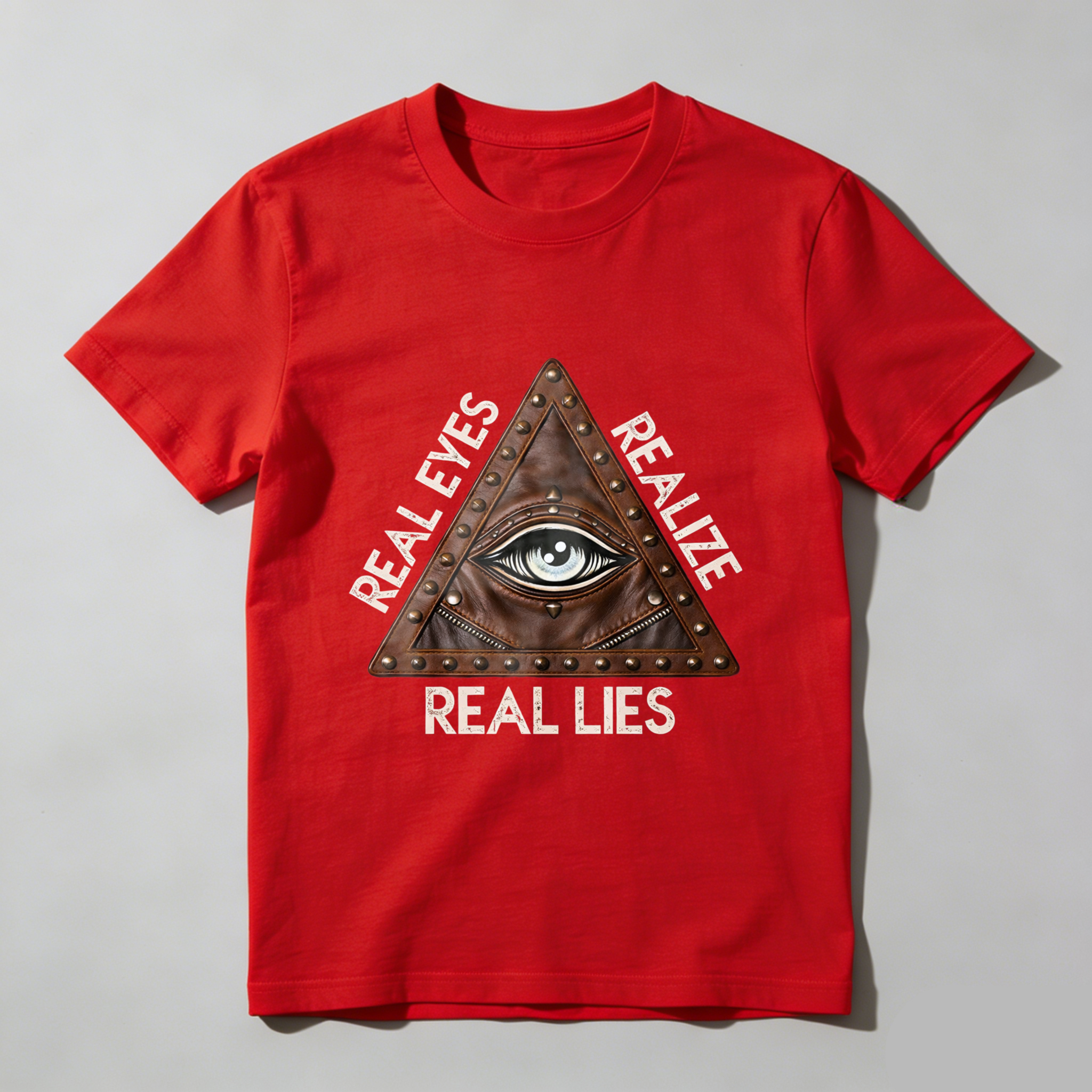 TEECURENT  Real Eyes Realize Real Lies Eye Pyramid Design(1) TEECURENT