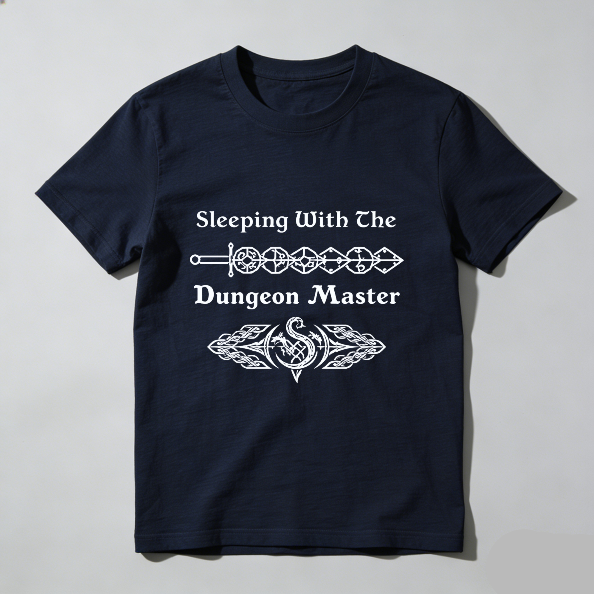 TEECURENT Sleeping With The Dungeon Master T Shirt Fantasy Role Playing Game Dnd Costume Gift For Gamers And Dm Lovers