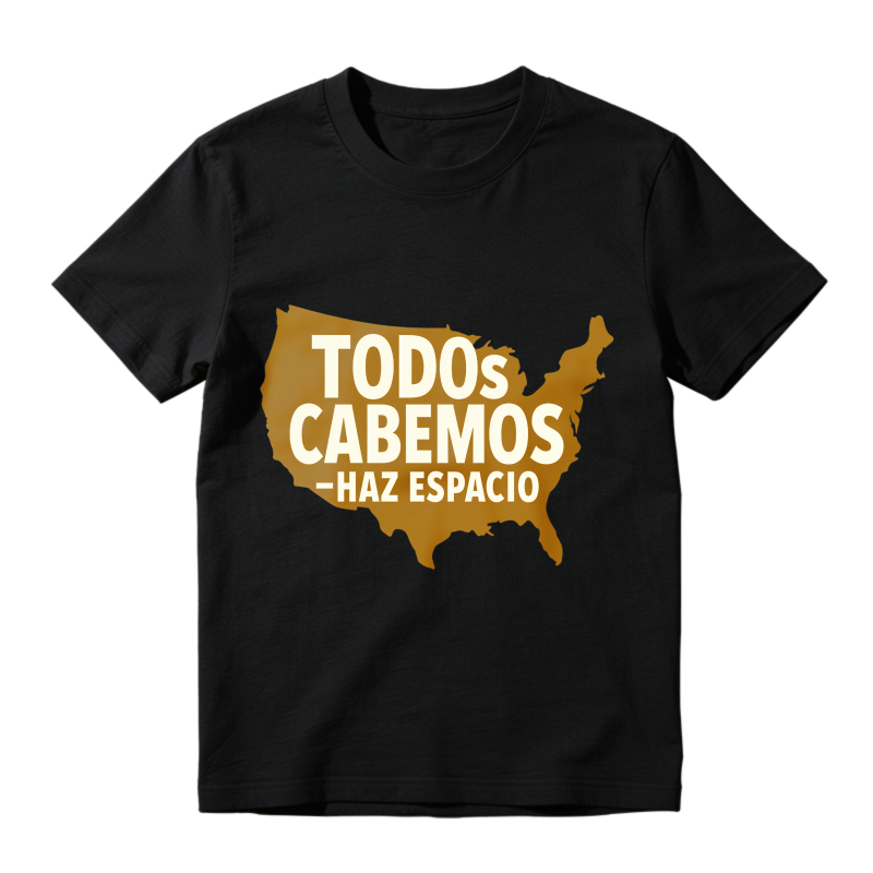 Todos Cabemos Haz Espacio Usa Map Unisex Classic T-shirt
