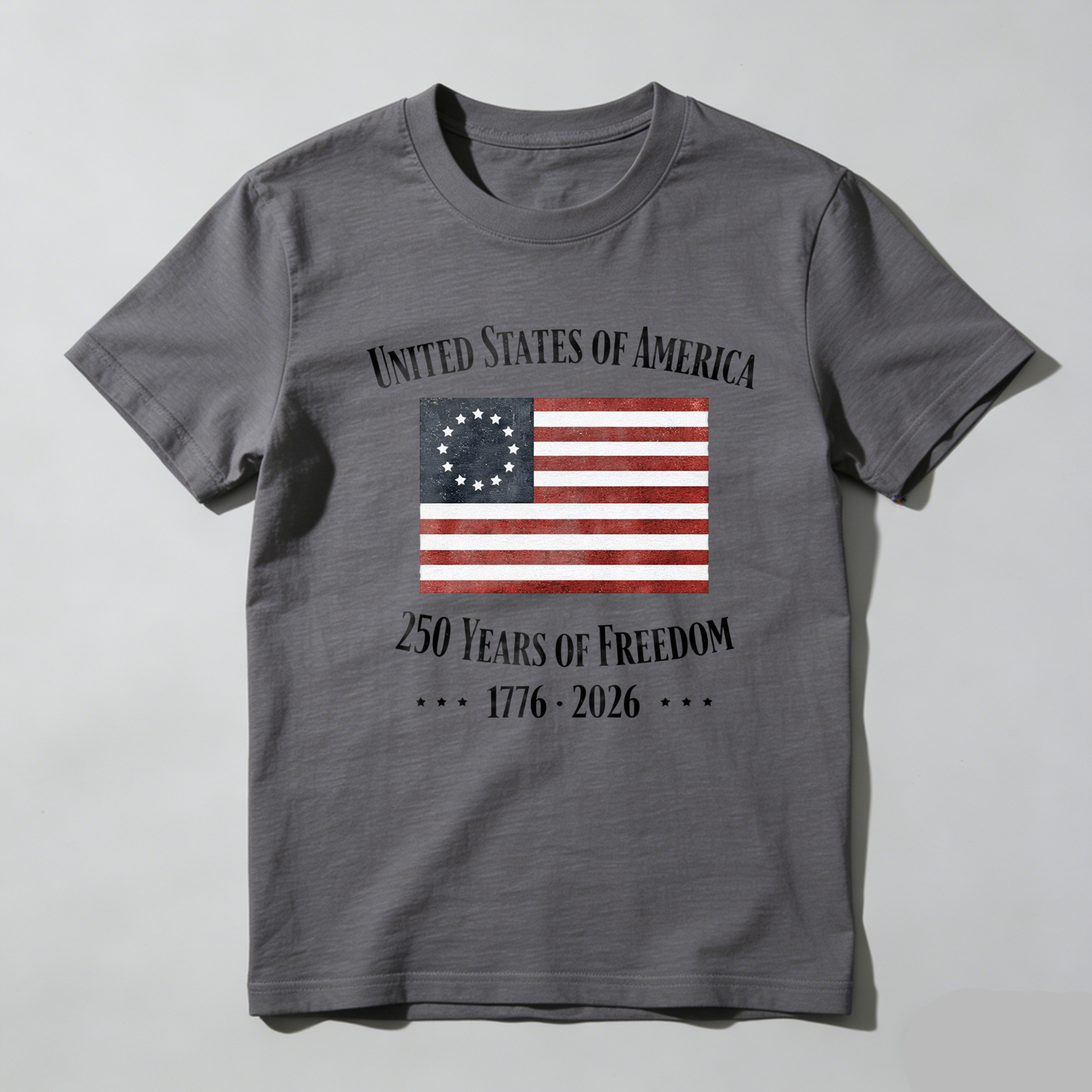 United States Of America 250 Years Of Freedom 1776 2026 Independence Day T Shirt