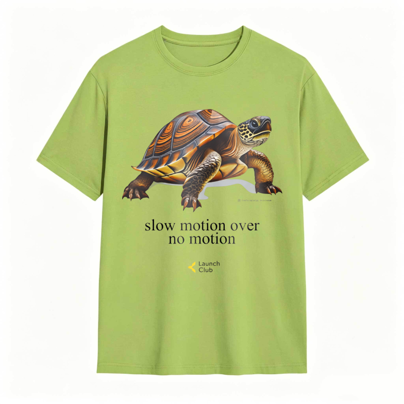 Turtle Slow Motion Over No Motion Unisex Classic T-shirt