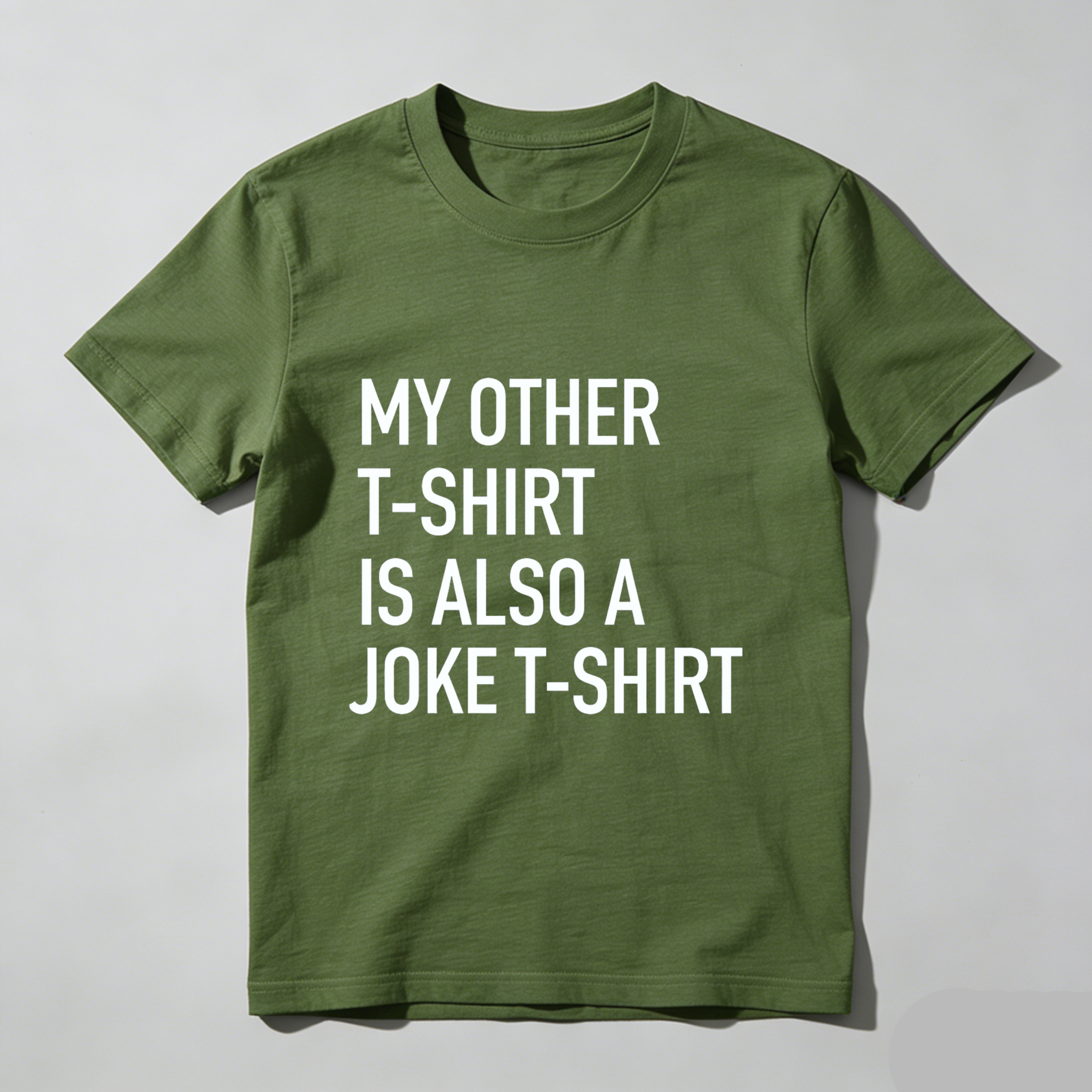TEECURENT My Other T Shirt Is Also A Joke T Shirt Funny Humor Statement Graphic Tee Men Women Unisex Casual Top