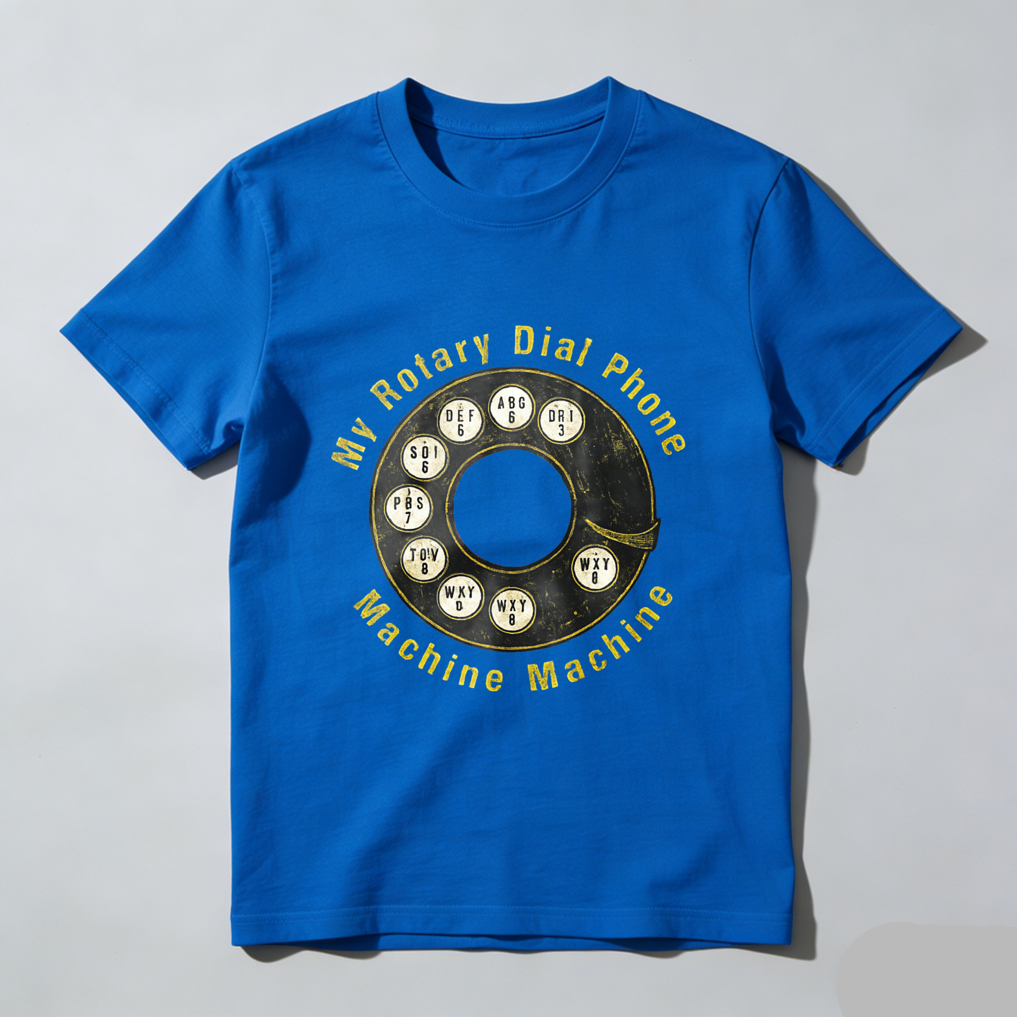 My Rotary Dial Phone Machine Machine T Shirt Made In Usa