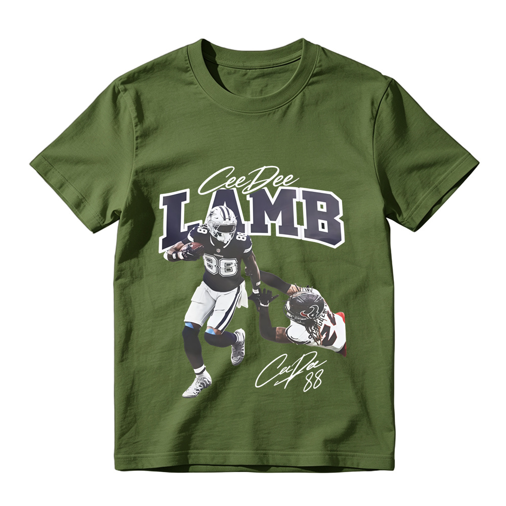 Ceedee Lamb Shirt, Vintage Sport Tee, Retro American Football Bootleg Gift