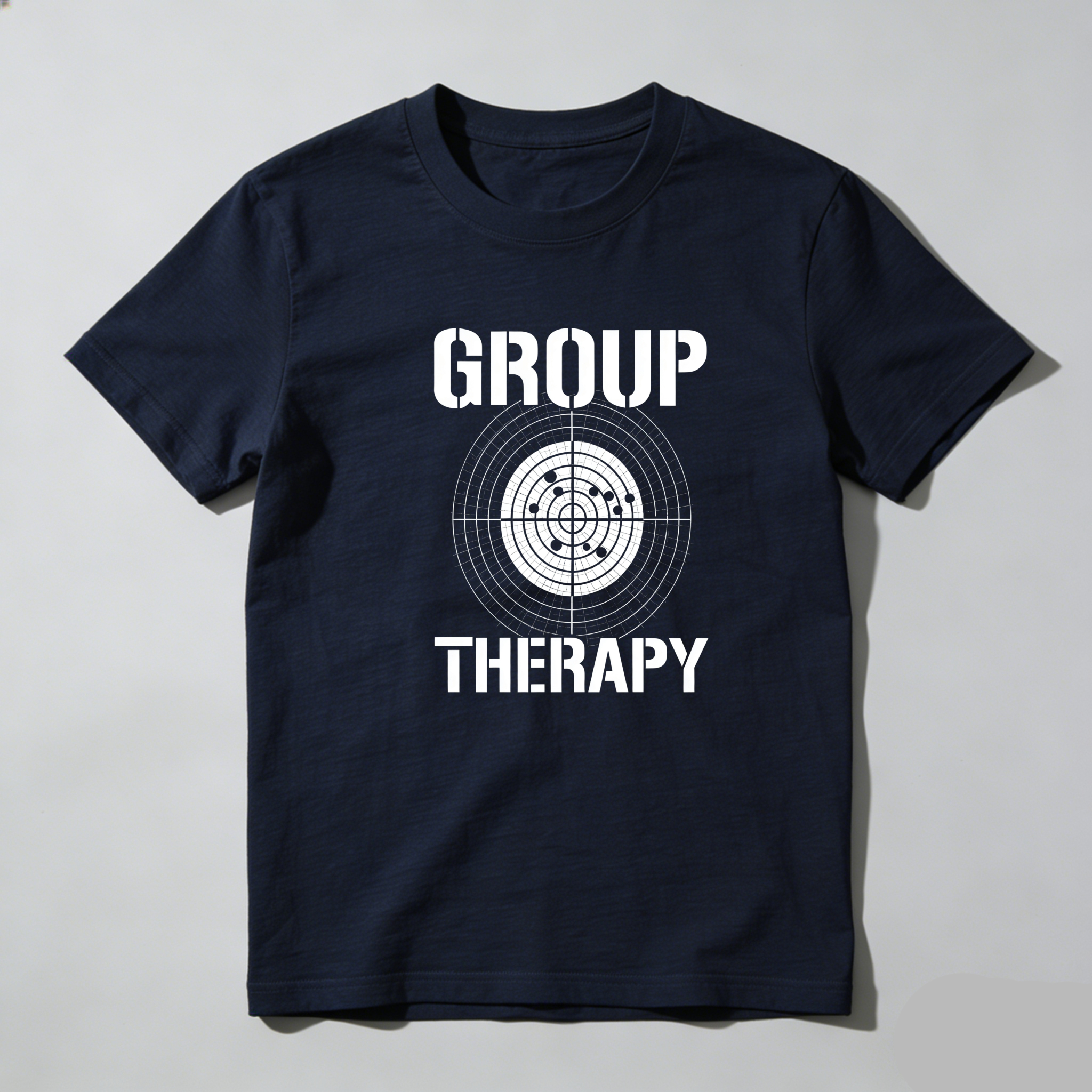 TEECURENT Group Therapy Target Design Pure Cotton Short Sleeve T Shirt-TeeCurent