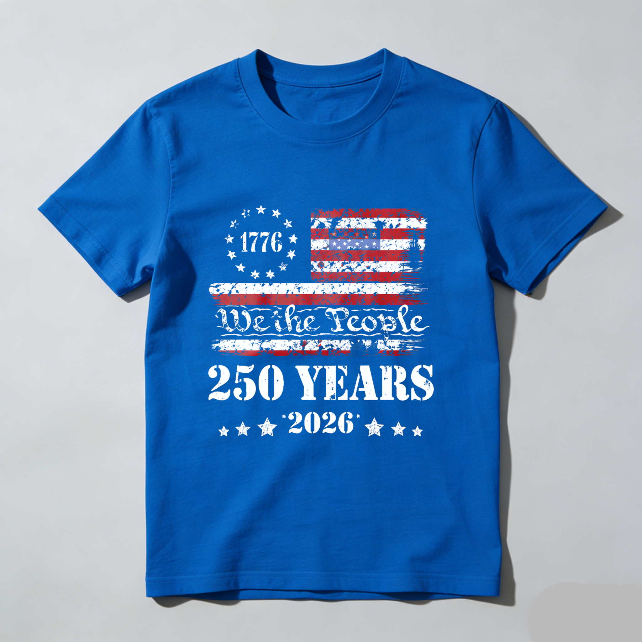 250 Years Of American Independence We The People 1776 To 2026 Usa Flag Patriotic T-Shirt
