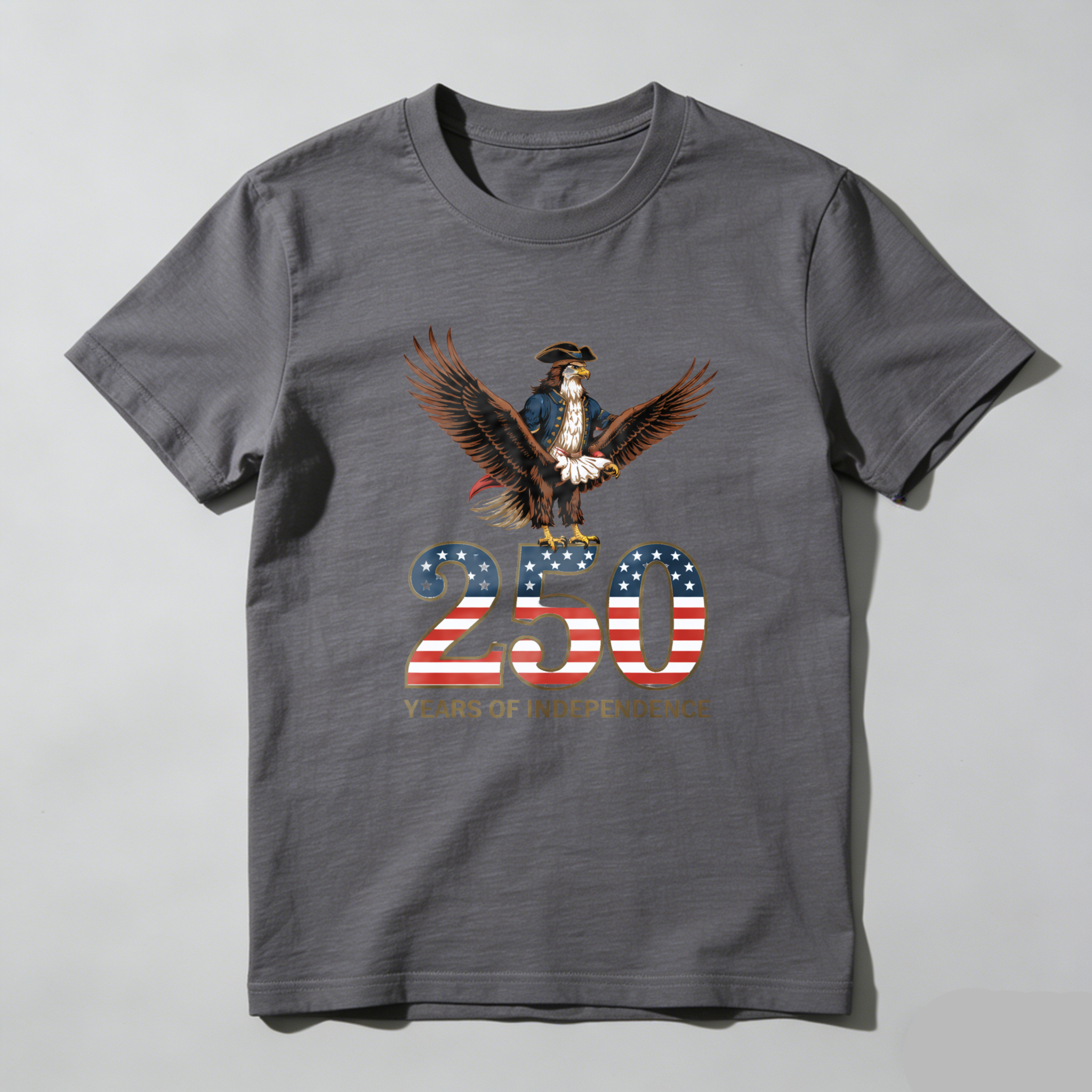 250 Years Of Independence American Eagle Patriotic T-Shirt For Men And Women Celebrating Usa Independence Day 2026