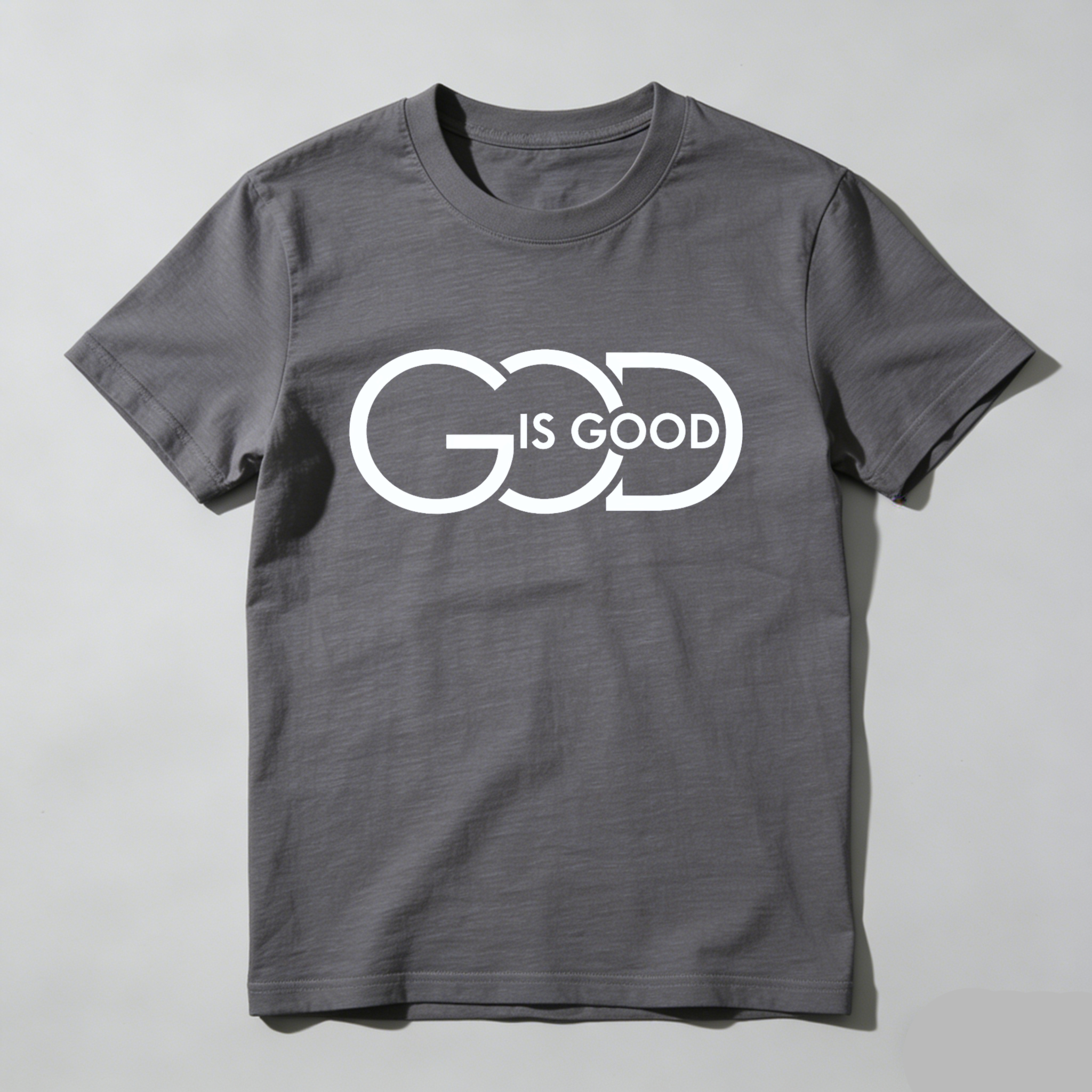 God Is Good T Shirt Made In Usa Christian Faith Statement Black Cotton Tee For Men Women Unisex Apparel