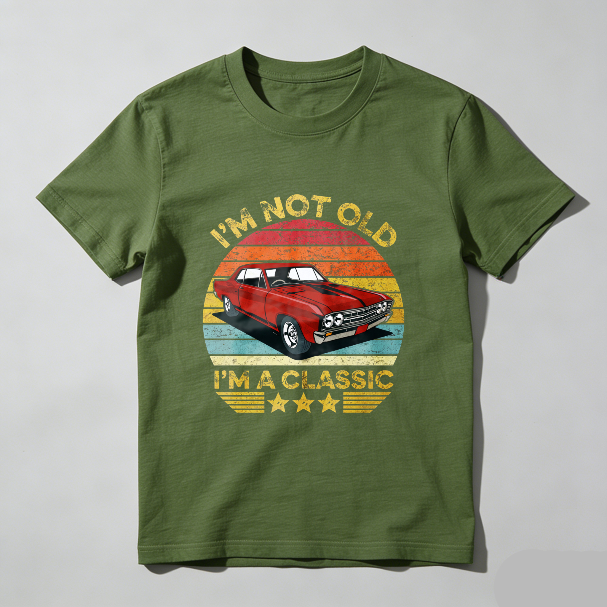 I M Not Old I M A Classic Vintage Car T Shirt Retro Design For Men And Women Funny Statement Graphic Tee