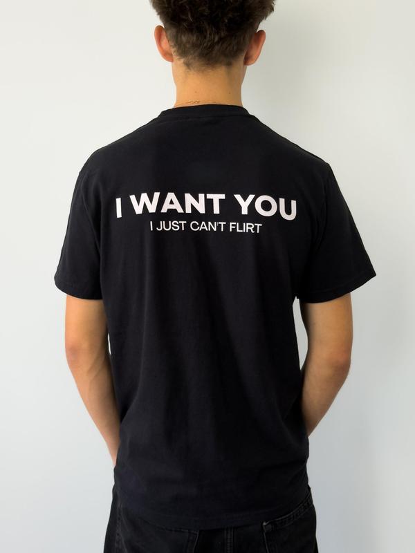 Funny Streetwear Graphic Tee – “I WANT YOU" Statement T-Shirt for Men & Women, Gift for Her and Him