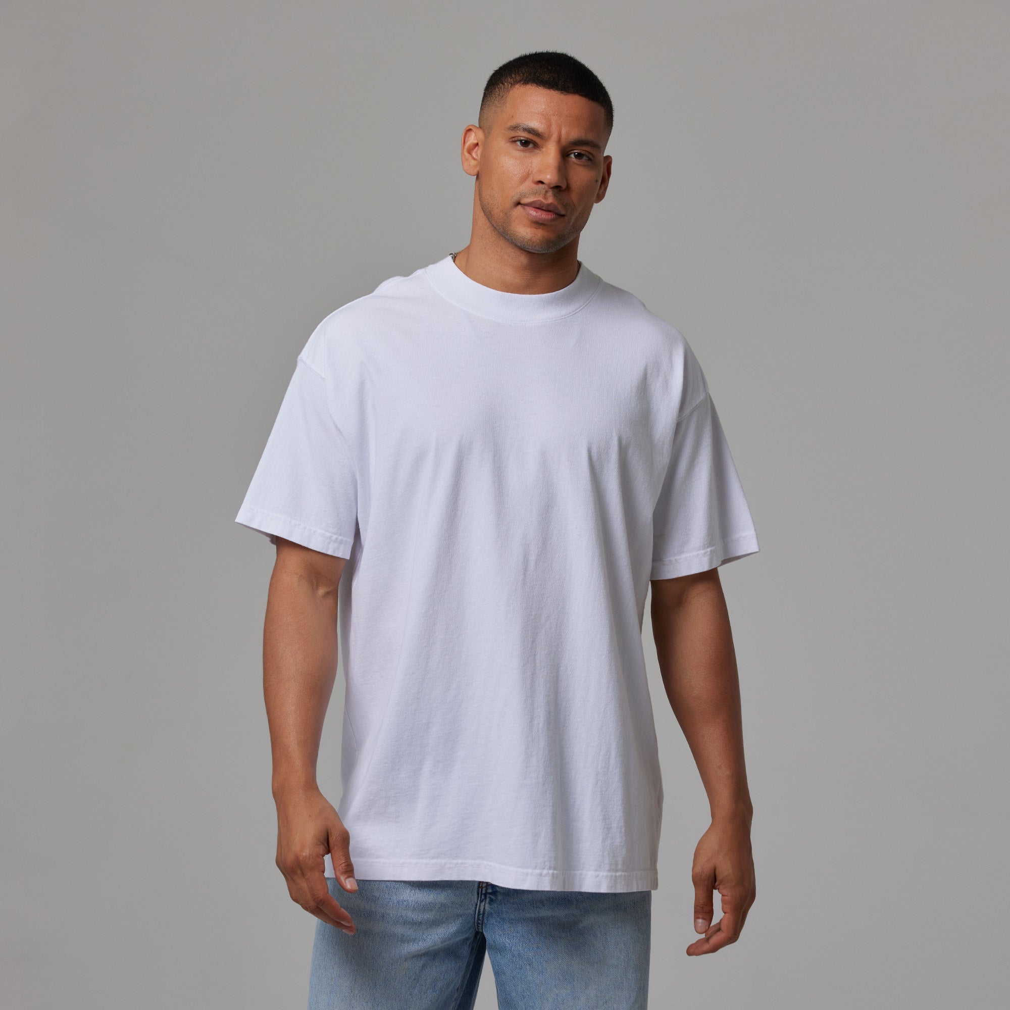 MENS MOCK NECK TEE