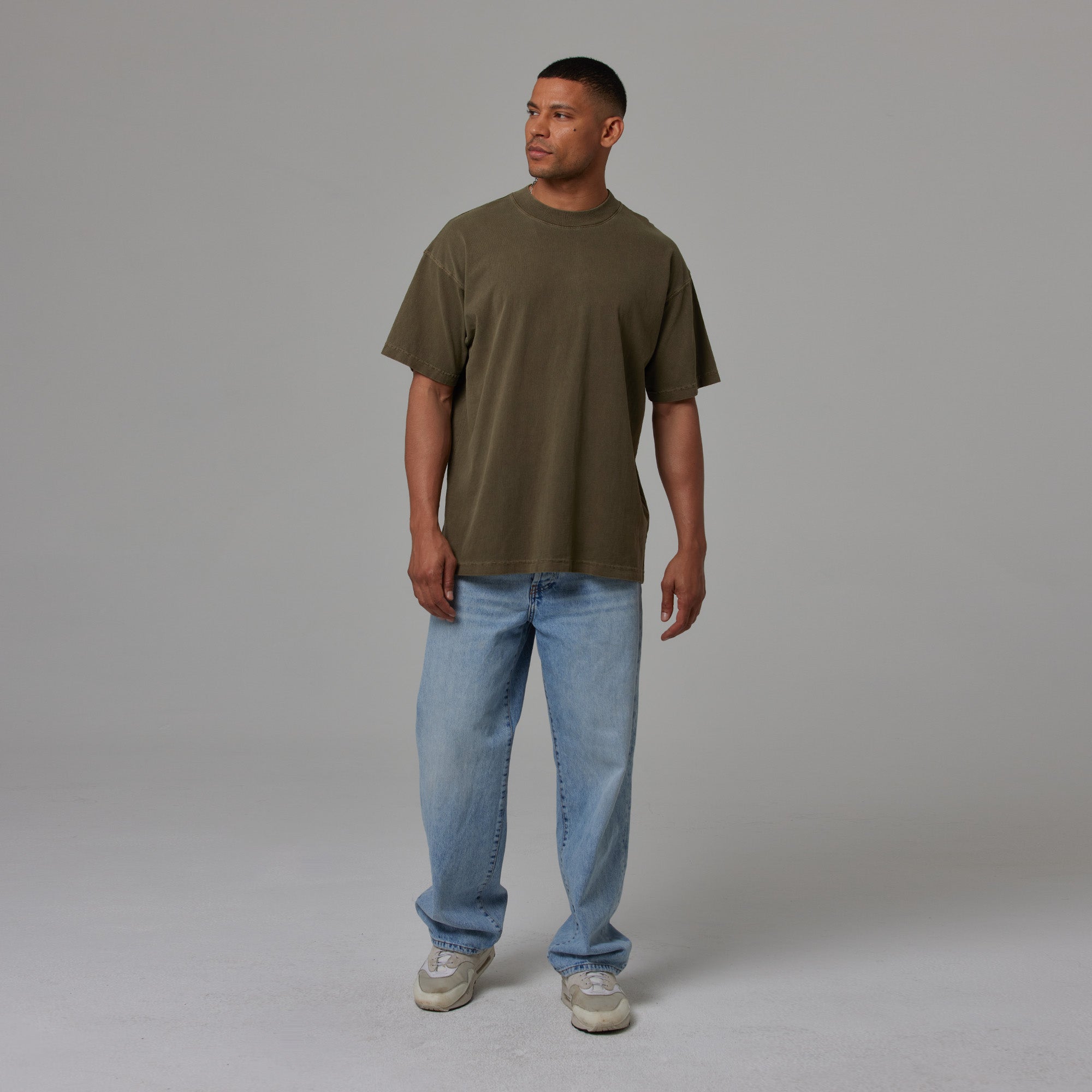 MENS MOCK NECK TEE