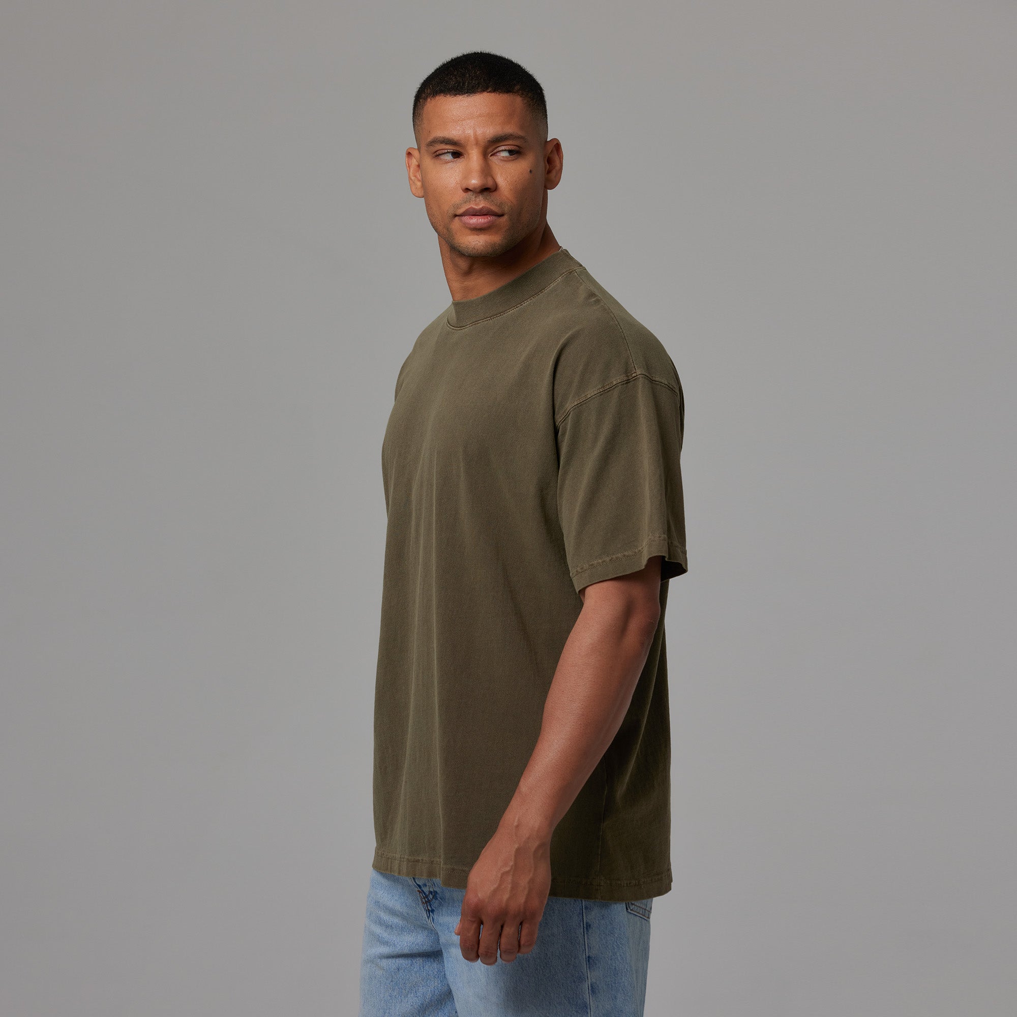 MENS MOCK NECK TEE