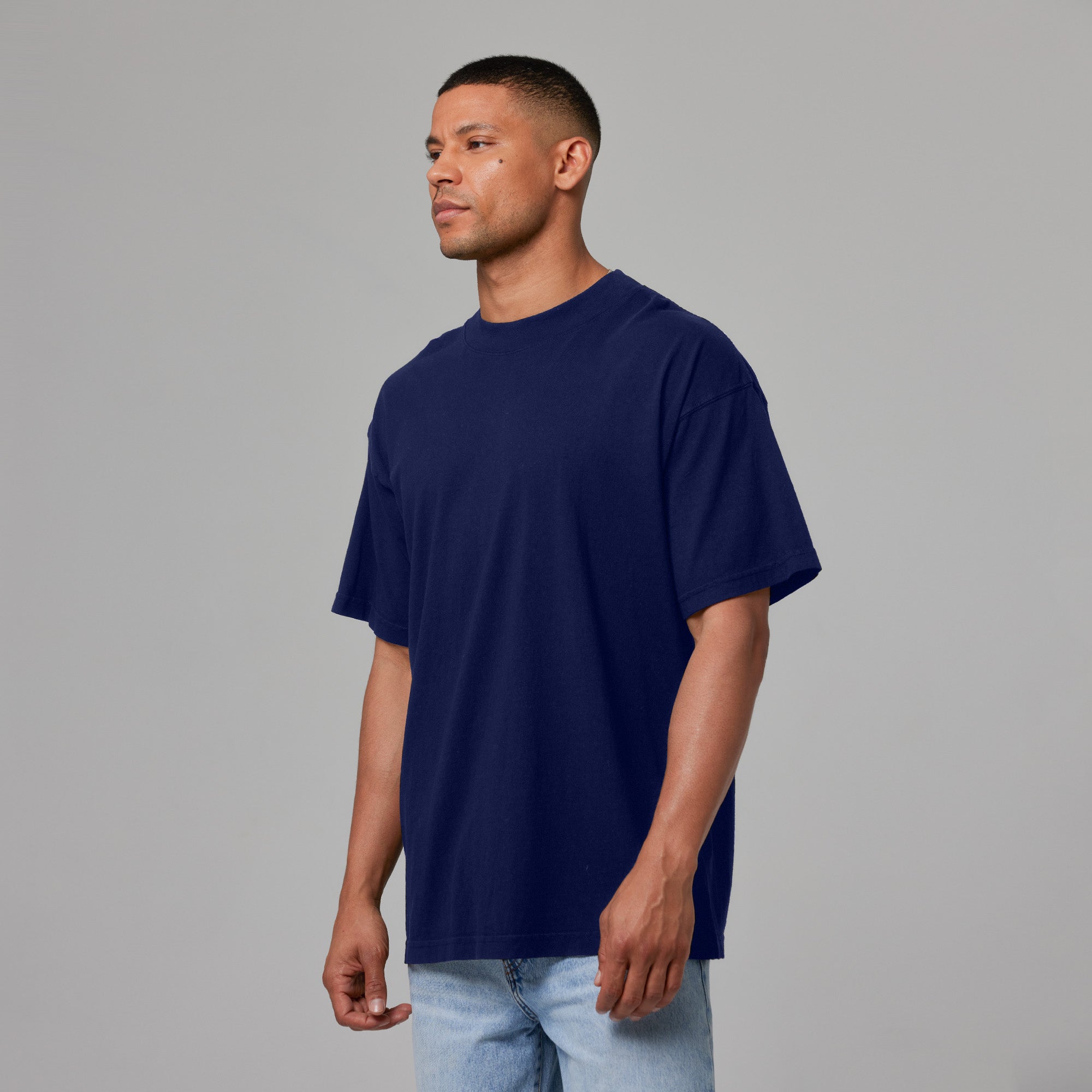 MENS MOCK NECK TEE