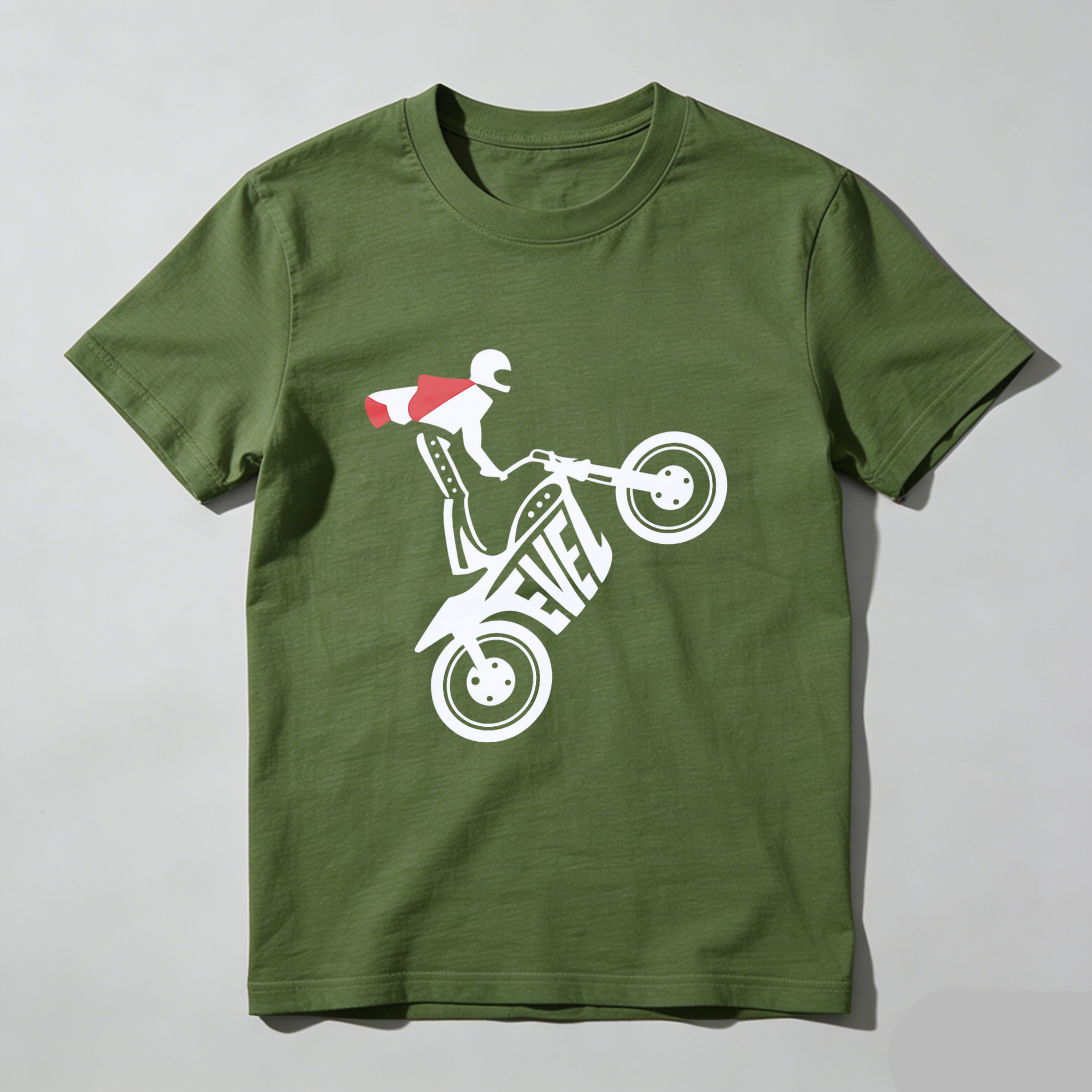 Made In Usa Motocross Rider T Shirt Black Graphic Tee Motorcycle Racing Design Men Women Unisex Apparel