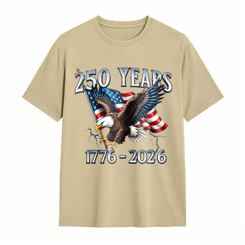 American Eagle Independence Day 250 Years 1776-2026 T-Shirt
