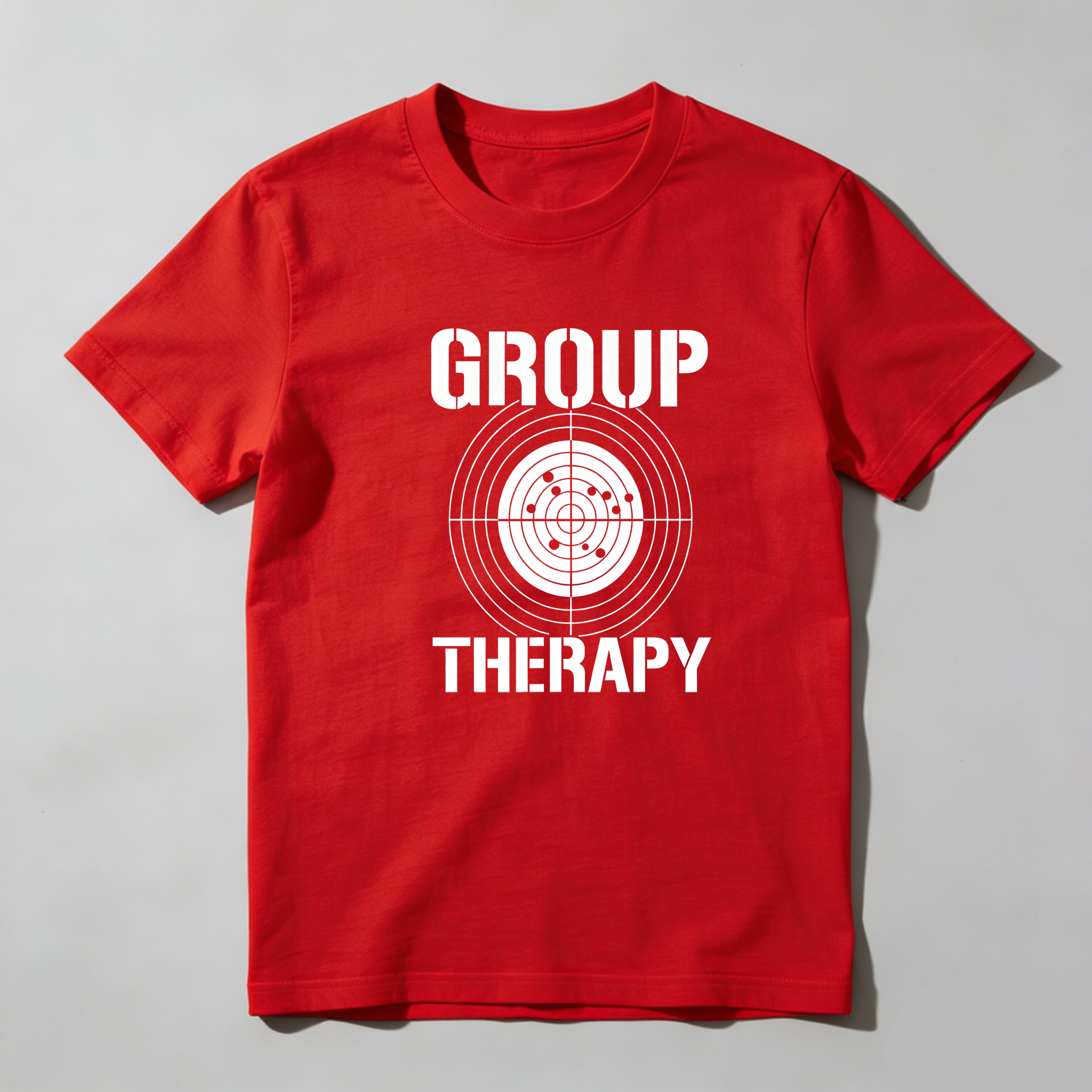 TEECURENT Group Therapy Target Design Pure Cotton Short Sleeve T Shirt-TeeCurent