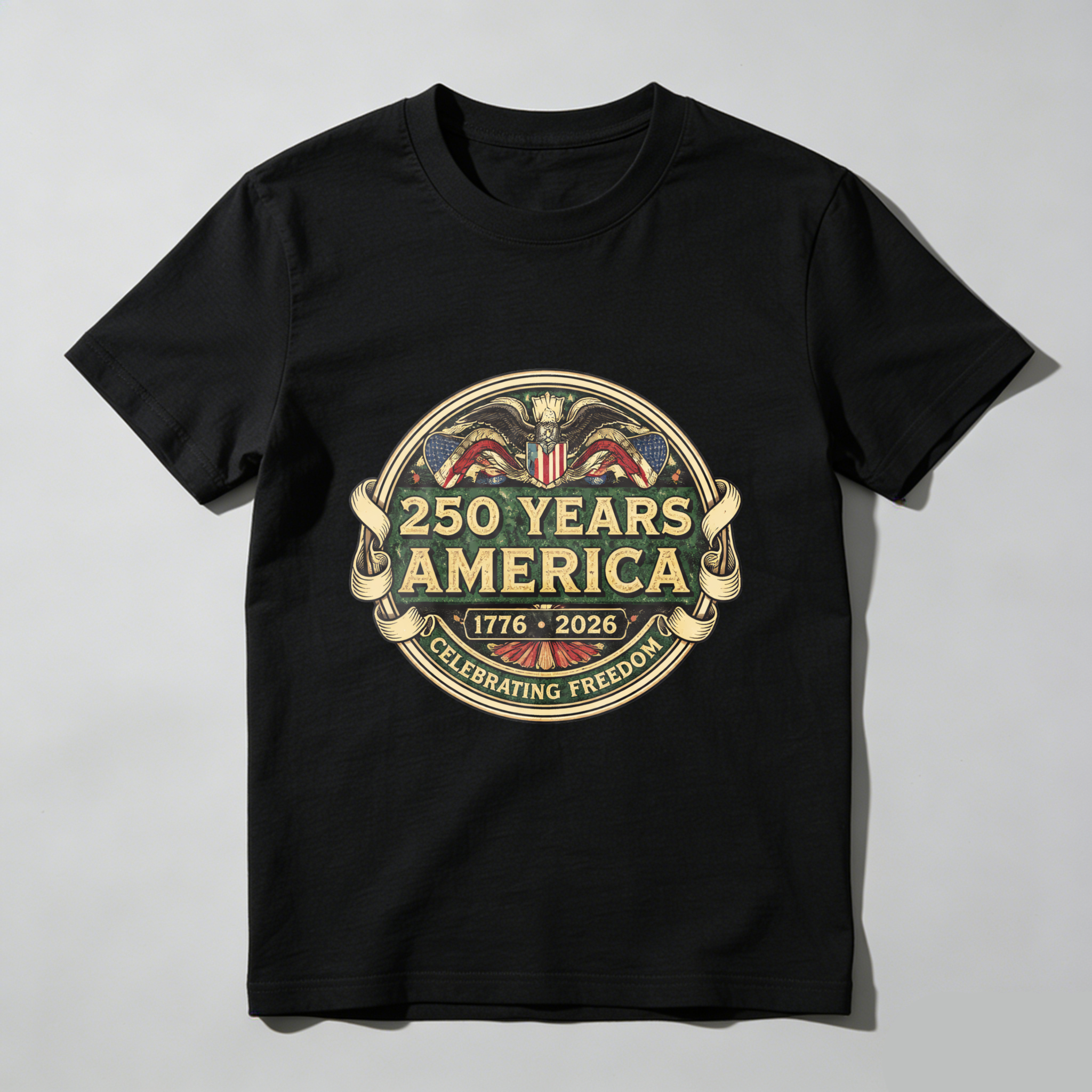 250 Years America 1776 2026 Celebrating Freedom Independence Day Patriotic T Shirt