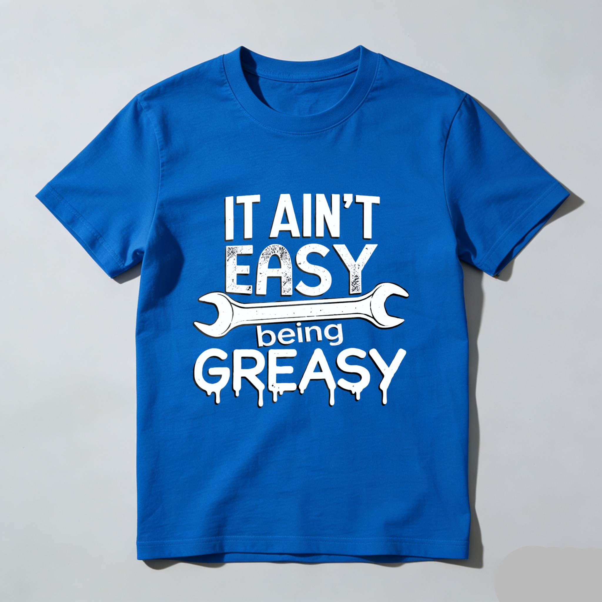 It Aint Easy Being Greasy Mechanic T Shirt For Men And Women Auto Repair Garage Worker Gift Wrench Design