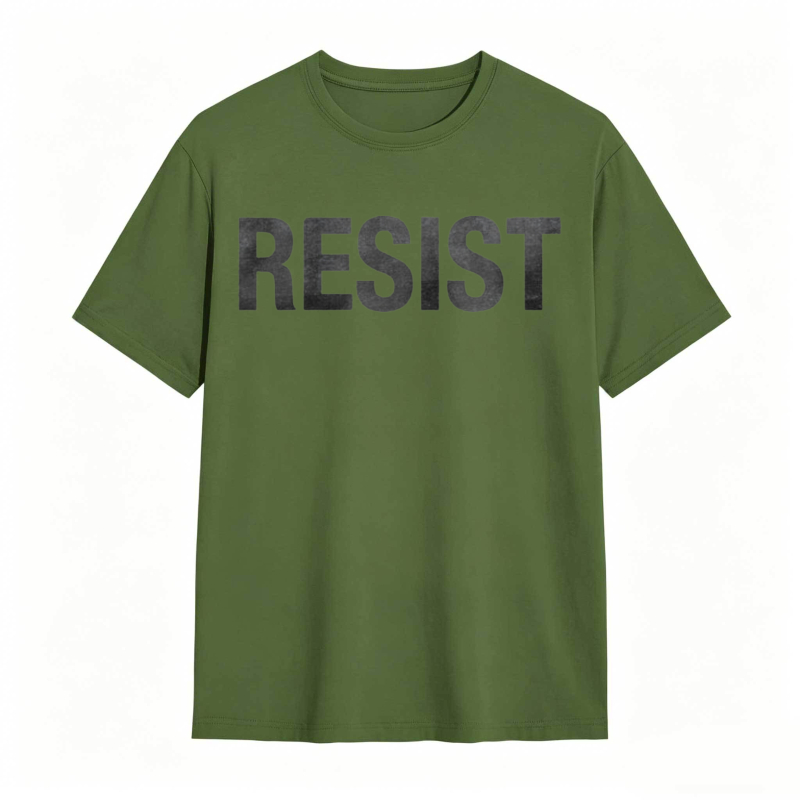 Resist Text Graphic T-shirt
