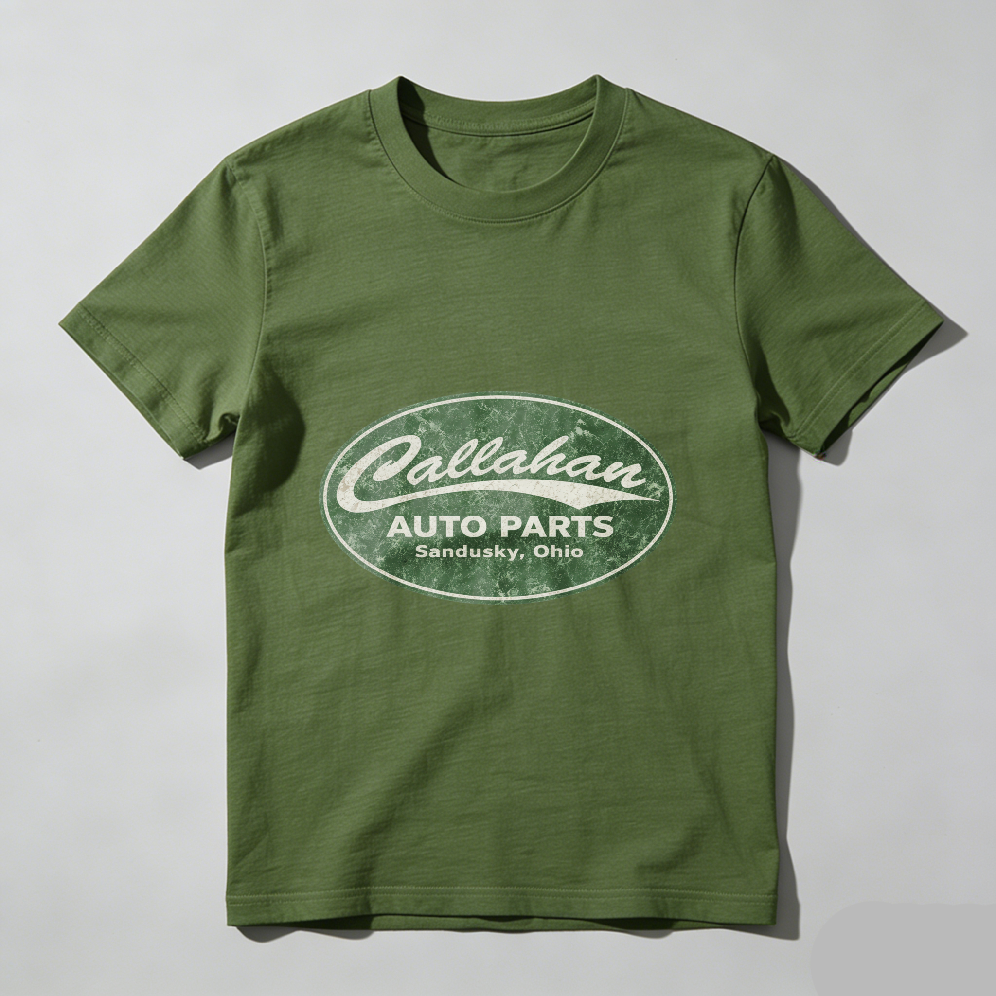 Callahan Auto Parts Sandusky Ohio Vintage Logo T Shirt Men Women Unisex Classic Cotton Tee Shirt