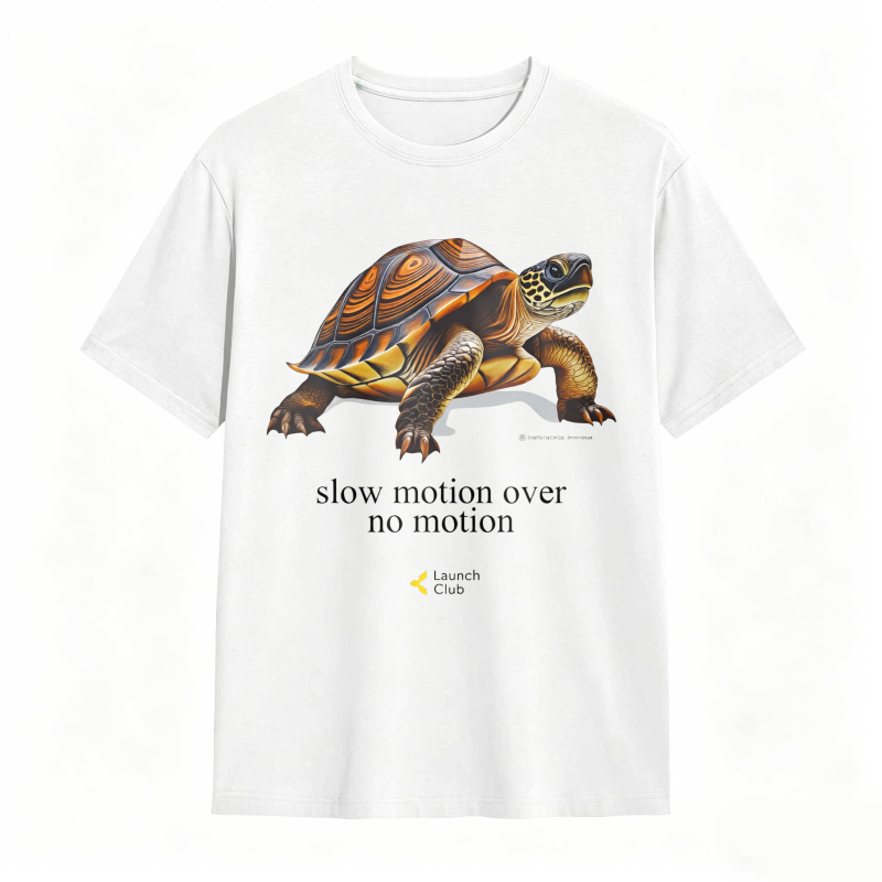 Turtle Slow Motion Over No Motion Unisex Classic T-shirt