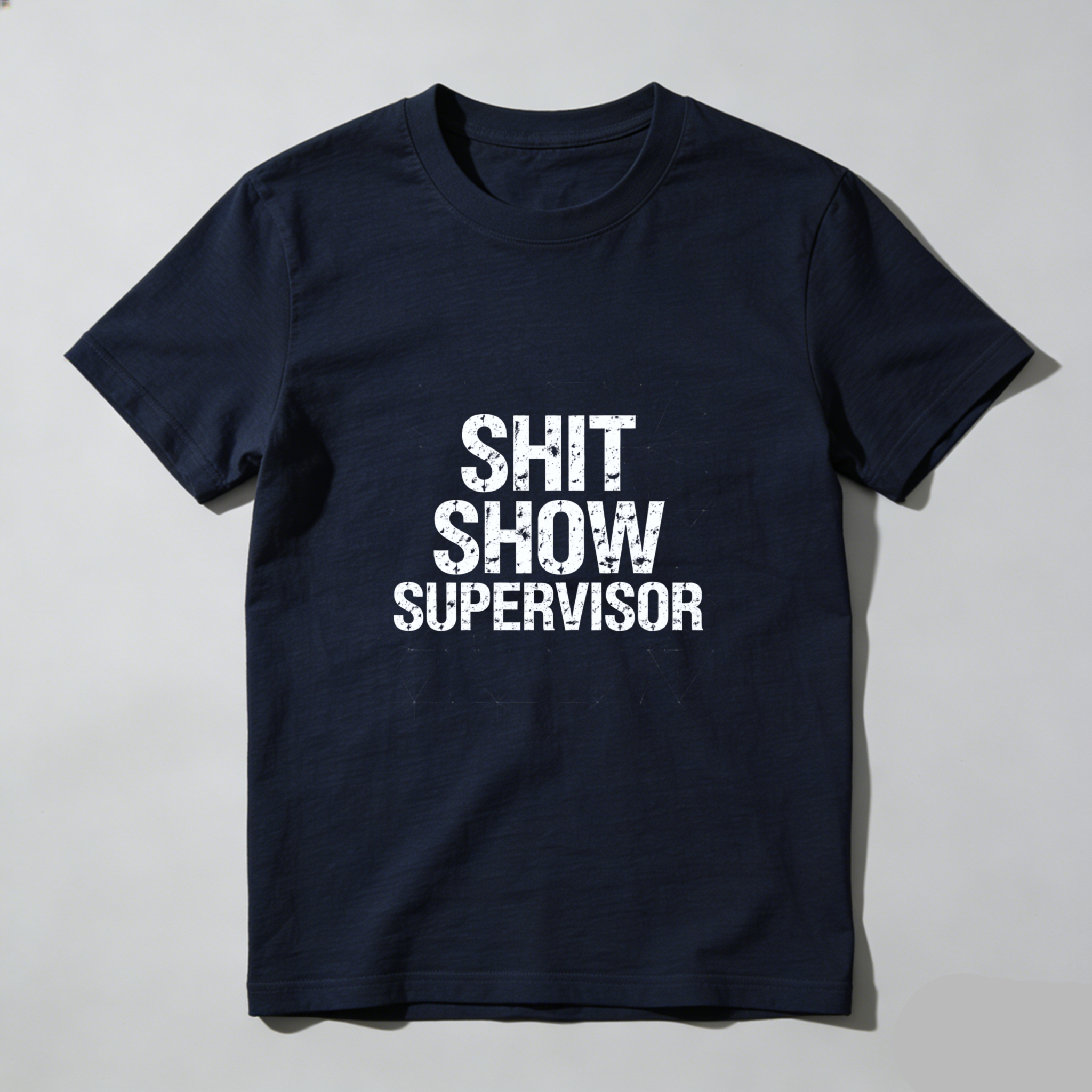 TEECURENT Shit Show Supervisor T Shirt Funny Work Humor Gift For Managers And Supervisors WOMEN