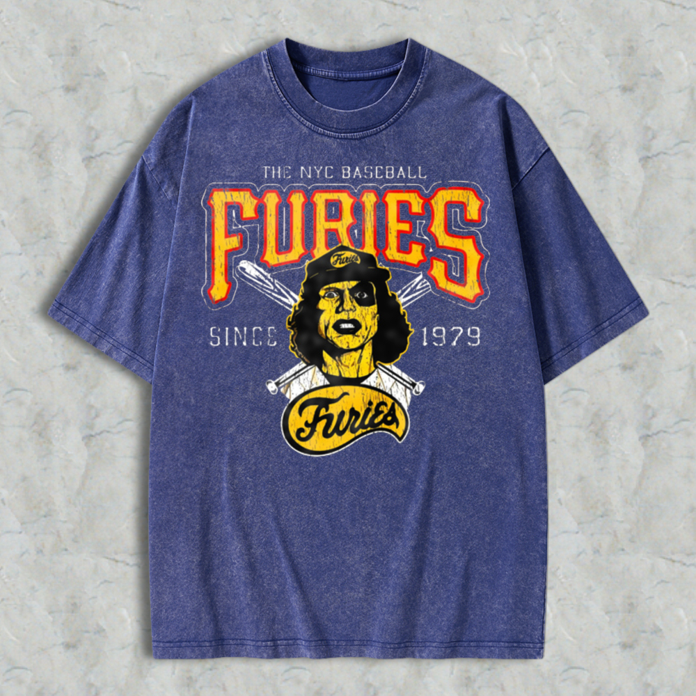 Nyc Baseball Furies Since 1979 Vintage Graphic Washed T-shirt