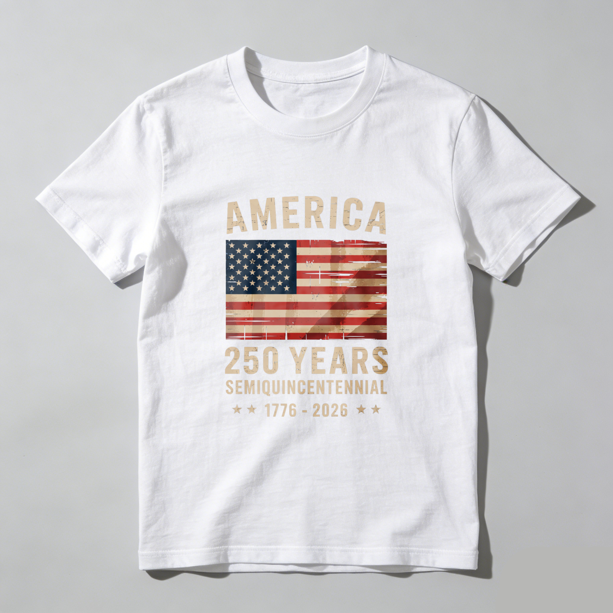 America 250 Years Semiquincentennial 1776 2026 Usa Flag Independence Day Celebration T Shirt