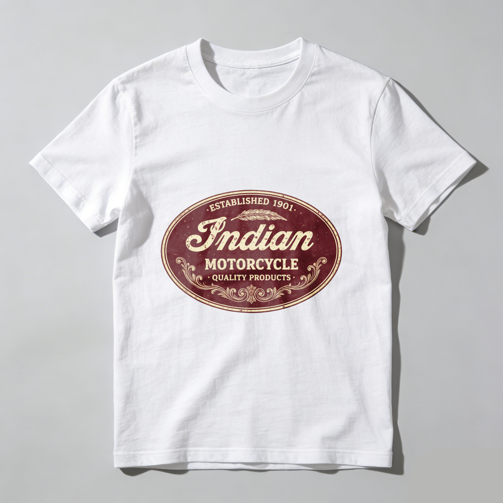 Indian Motorcycle Established 1901 Quality Products T Shirt