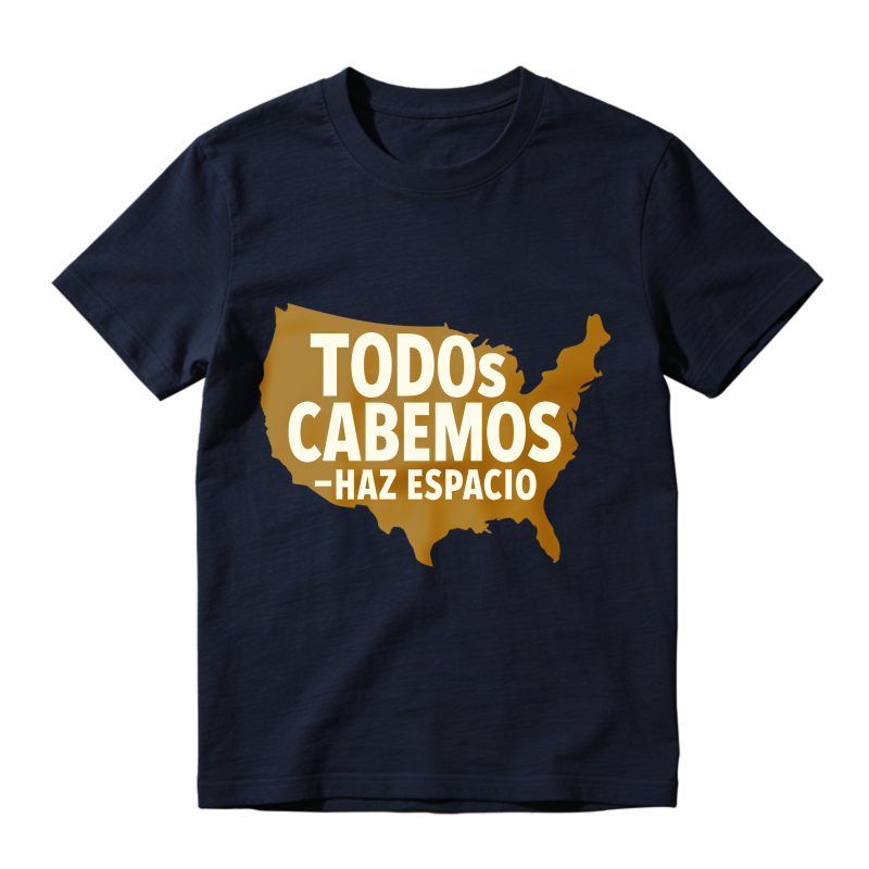 Todos Cabemos Haz Espacio Usa Map Unisex Classic T-shirt
