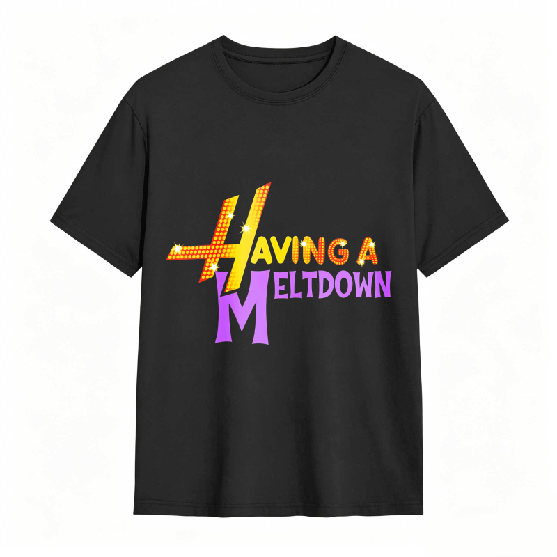 Having A Meltdown With Lightning Bolt Design Unisex Classic T-shirt