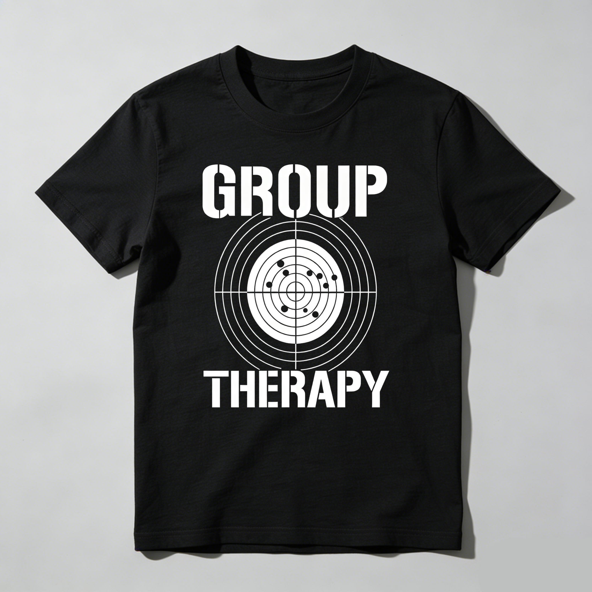 TEECURENT Group Therapy Target Design Pure Cotton Short Sleeve T Shirt-TeeCurent