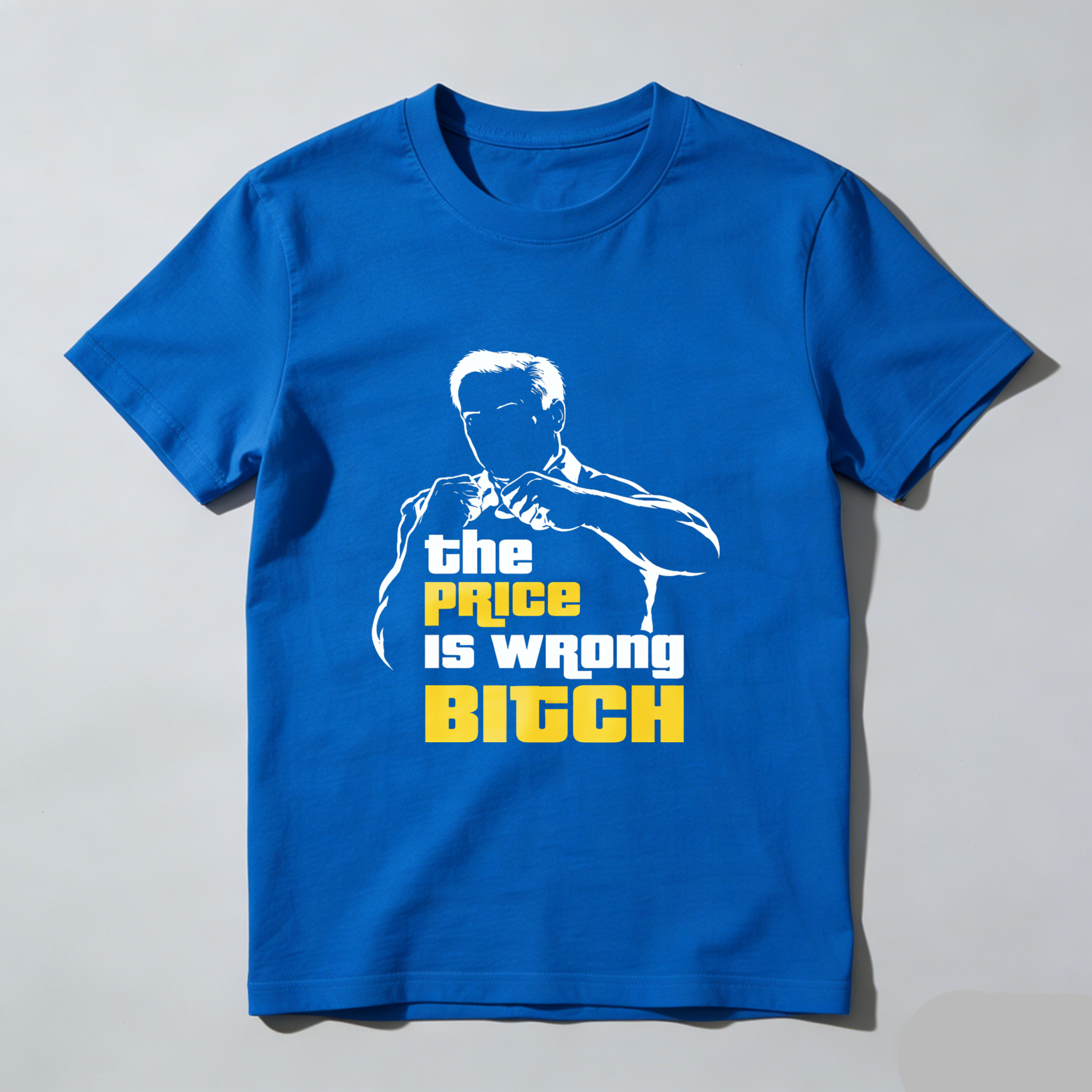 TEECURENT The Price Is Wrong Bitch T Shirt With Iconic Pose And Bold Text Design For Fans Of Classic Game Show Humor