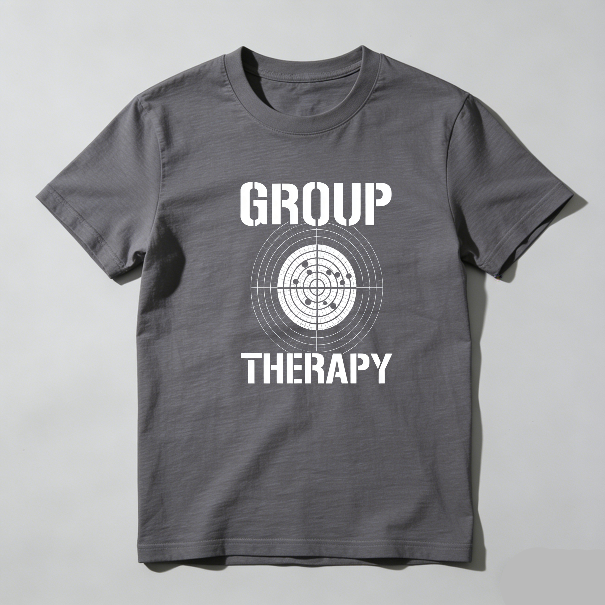 TEECURENT Group Therapy Target Design Pure Cotton Short Sleeve T Shirt-TeeCurent