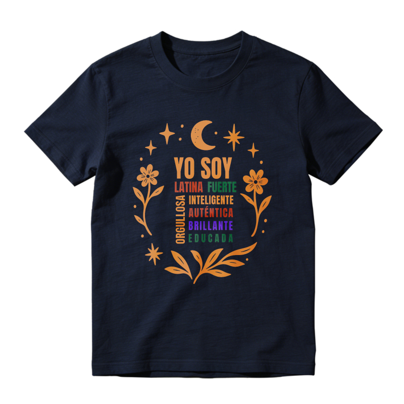 Latin Woman Strong Intelligent Authentic Brilliant Educated Design Unisex Classic T-shirt