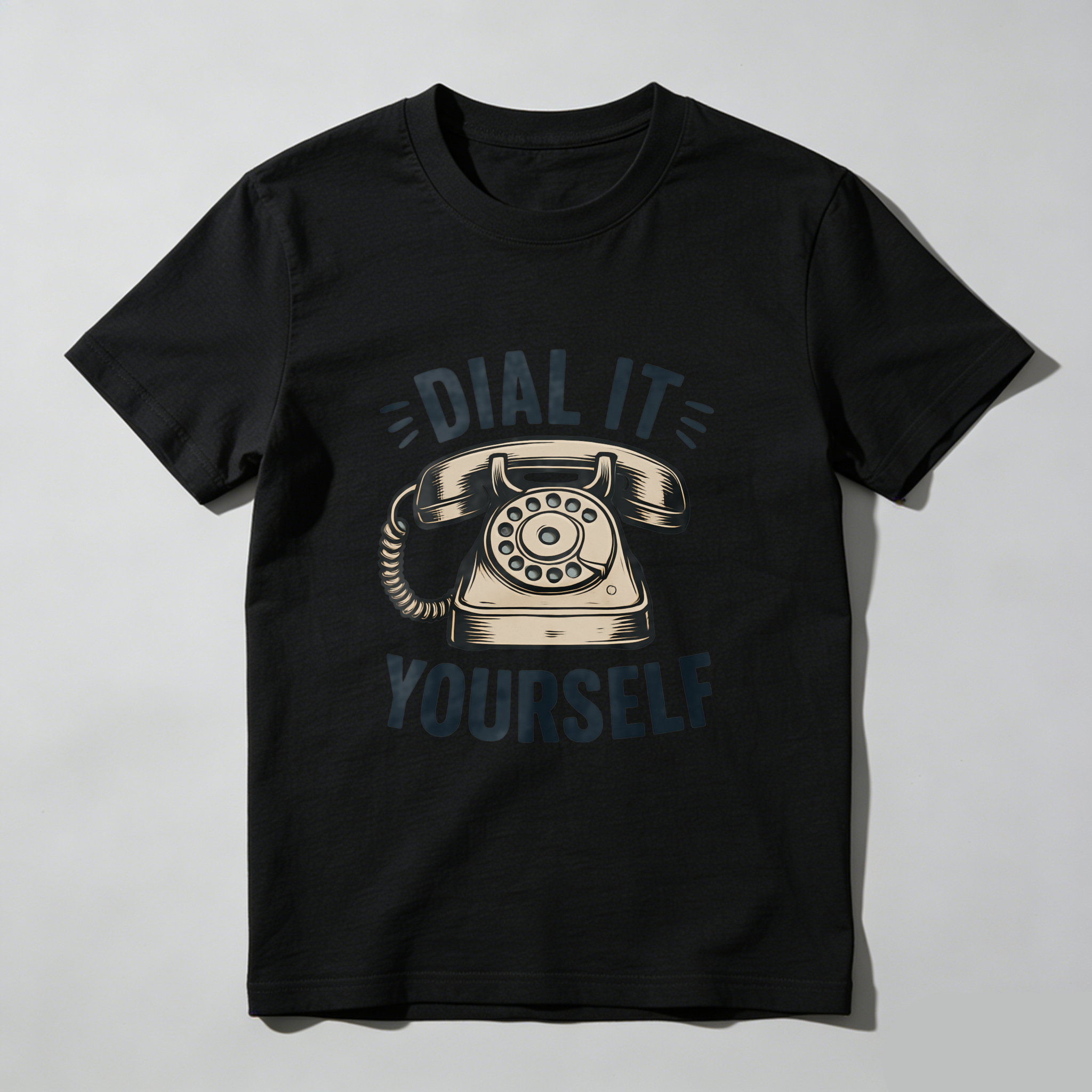 Dial It Yourself Vintage Telephone Graphic T-Shirt Made In Usa