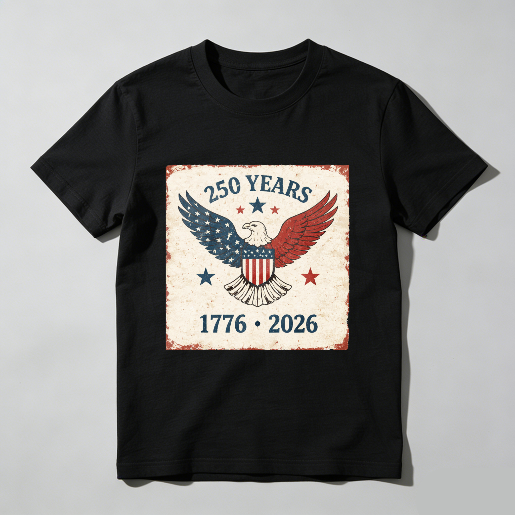 250 Years America Independence Day 1776 2026 Eagle Patriotic T Shirt