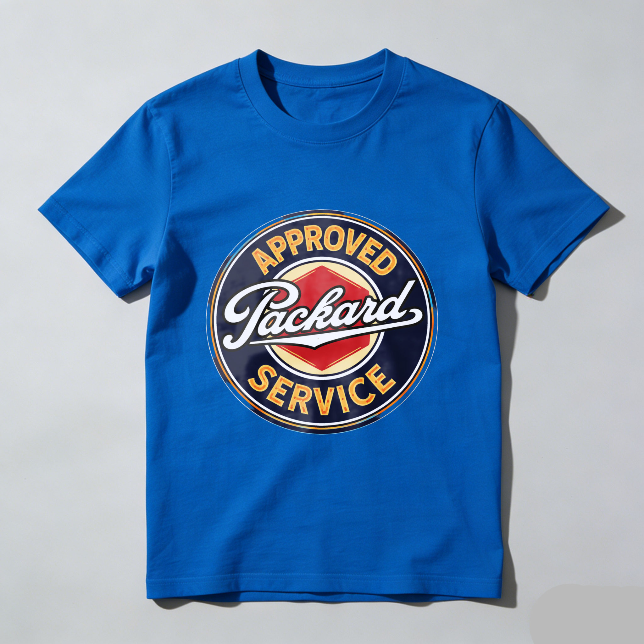 Approved Packard Service Classic Logo T Shirt Men Women Vintage Automotive Design Black Cotton Tee