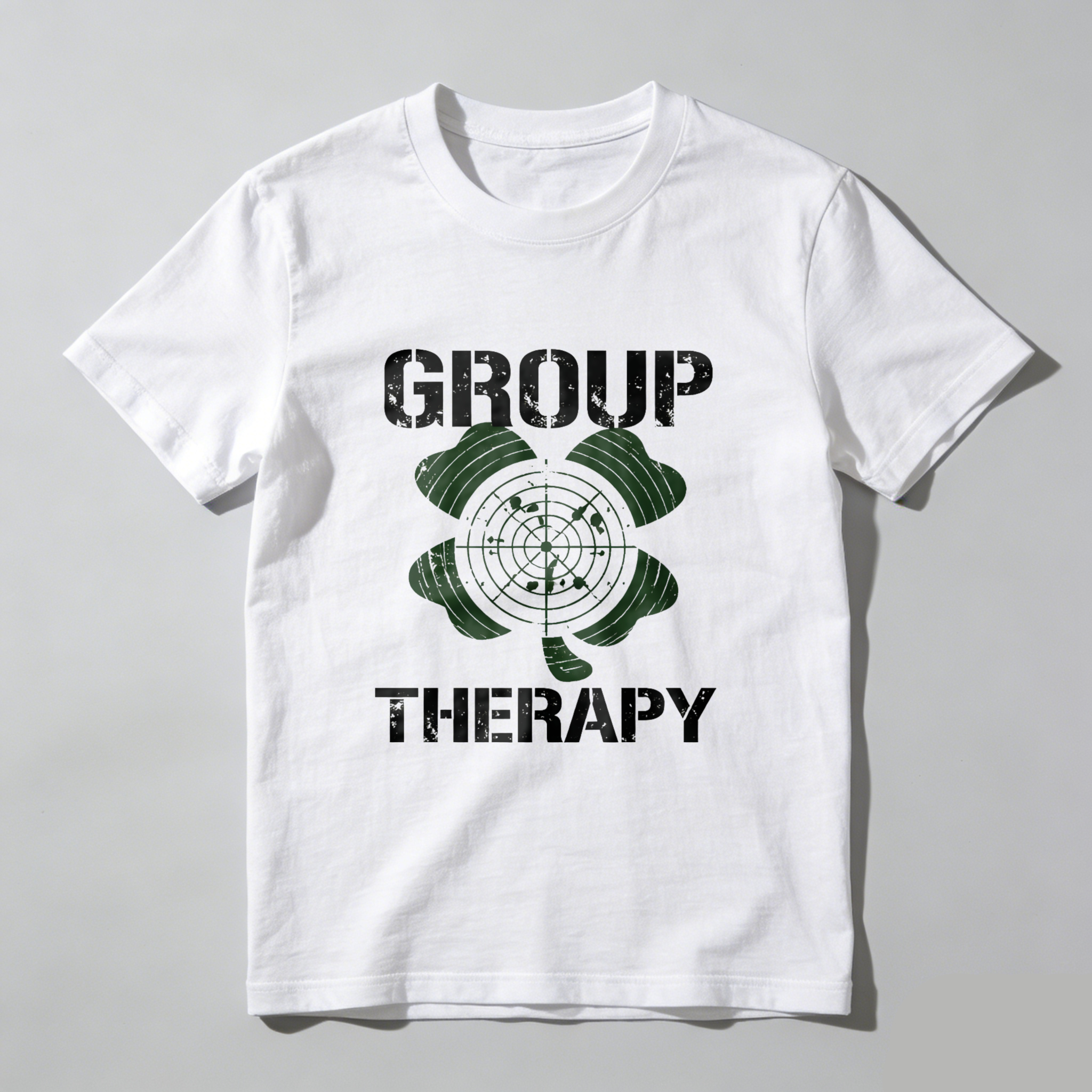 TEECURENT Group Therapy T Shirt With Target Design For Shooting Enthusiasts And Fun Group Activities