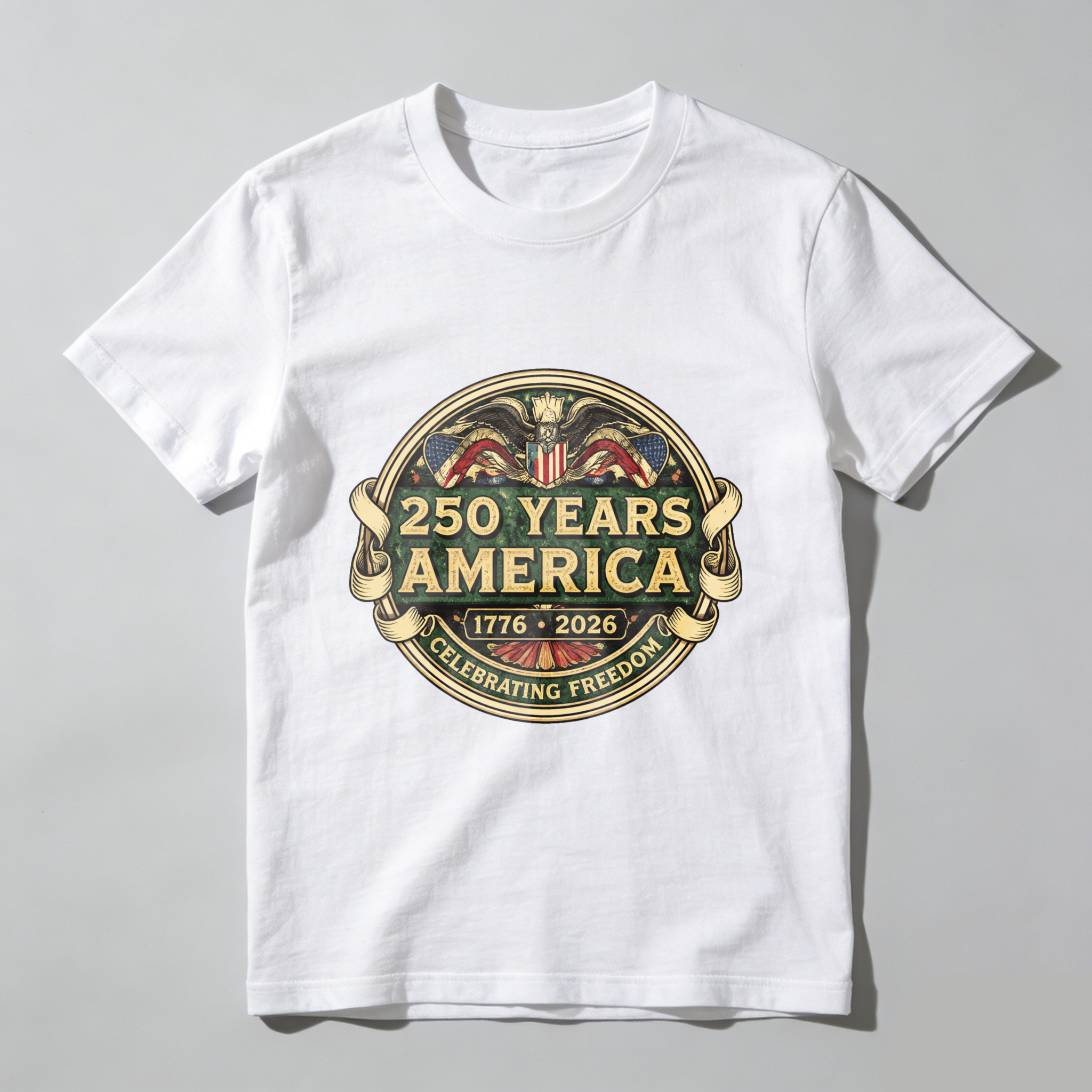 250 Years America 1776 2026 Celebrating Freedom Independence Day Patriotic T Shirt