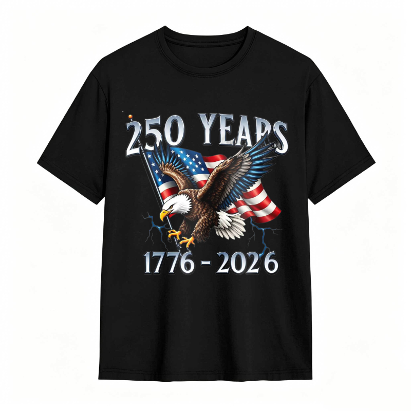 American Eagle Independence Day 250 Years 1776-2026 T-Shirt