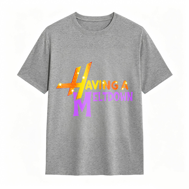 Having A Meltdown With Lightning Bolt Design Unisex Classic T-shirt