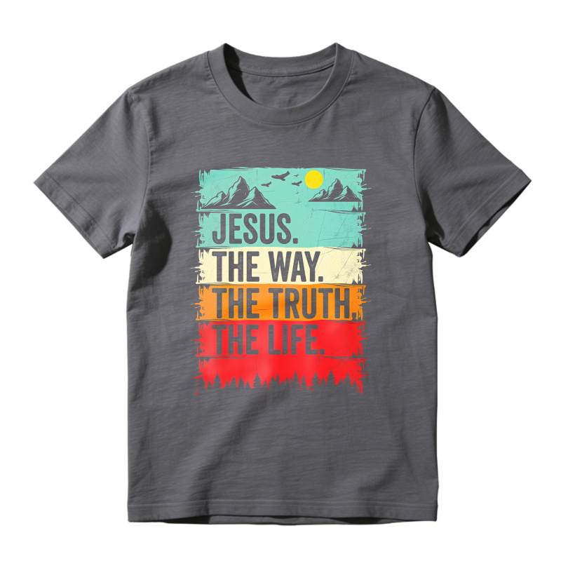Dorawear™ Jesus The Way The Truth The Life Mountain Landscape Unisex Classic T-shirt
