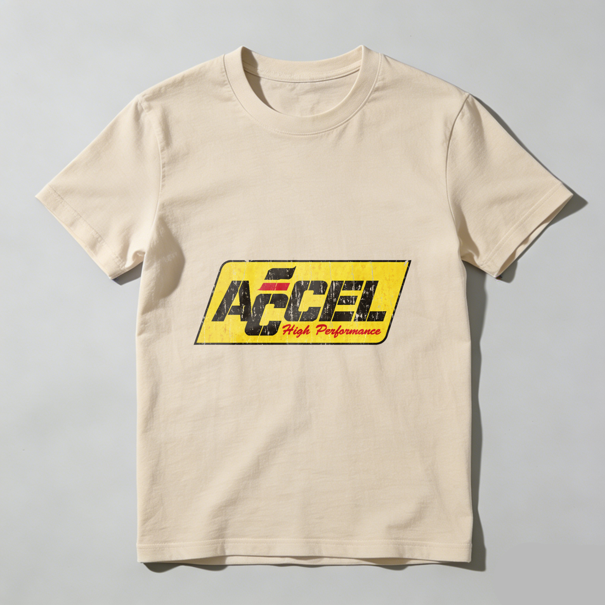 Accel High Performance Logo T Shirt Black Men Women Casual Wear Sport Style Graphic Tee