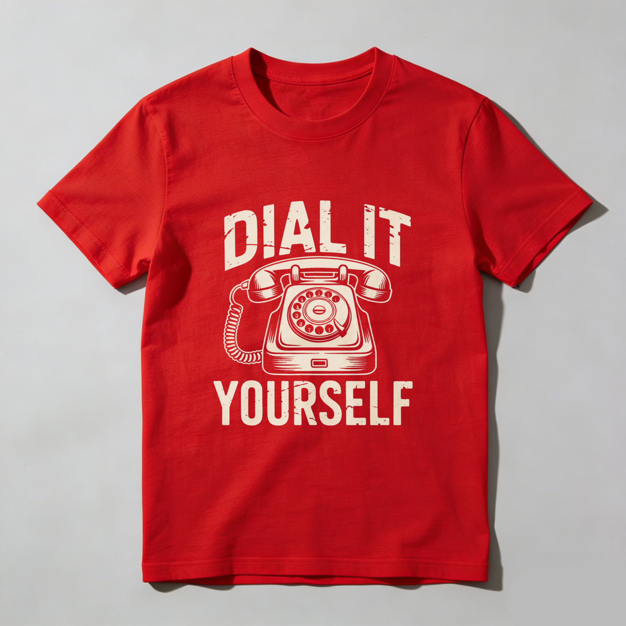 Dial It Yourself Vintage Telephone Graphic T-Shirt Made In Usa