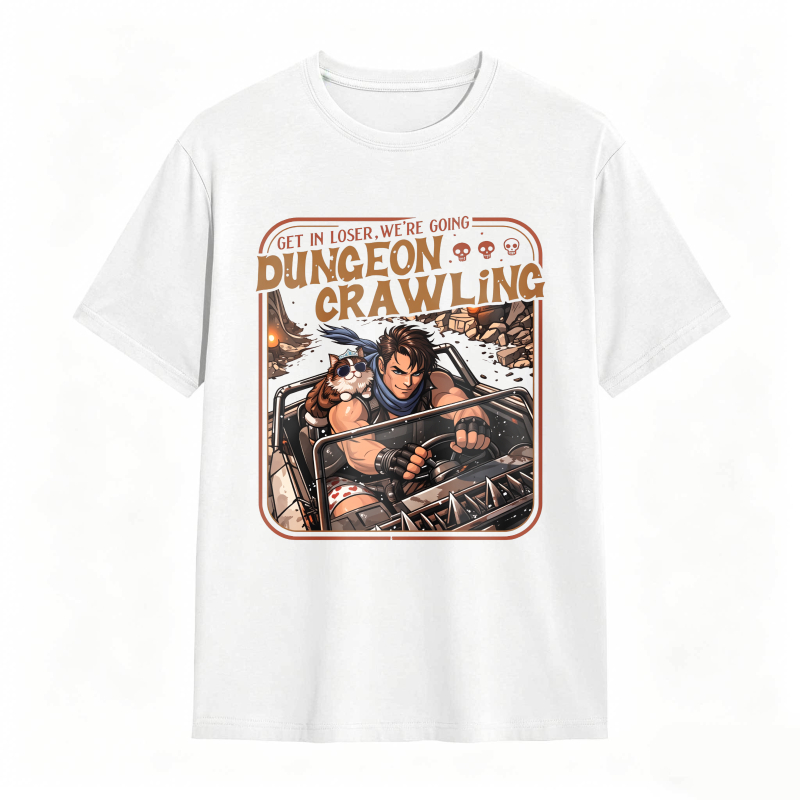 Dungeon Crawling Funny Gamer Fantasy Tee