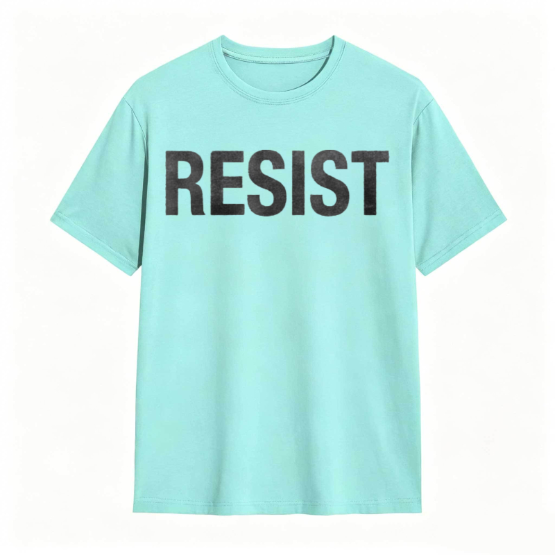Resist Text Graphic T-shirt