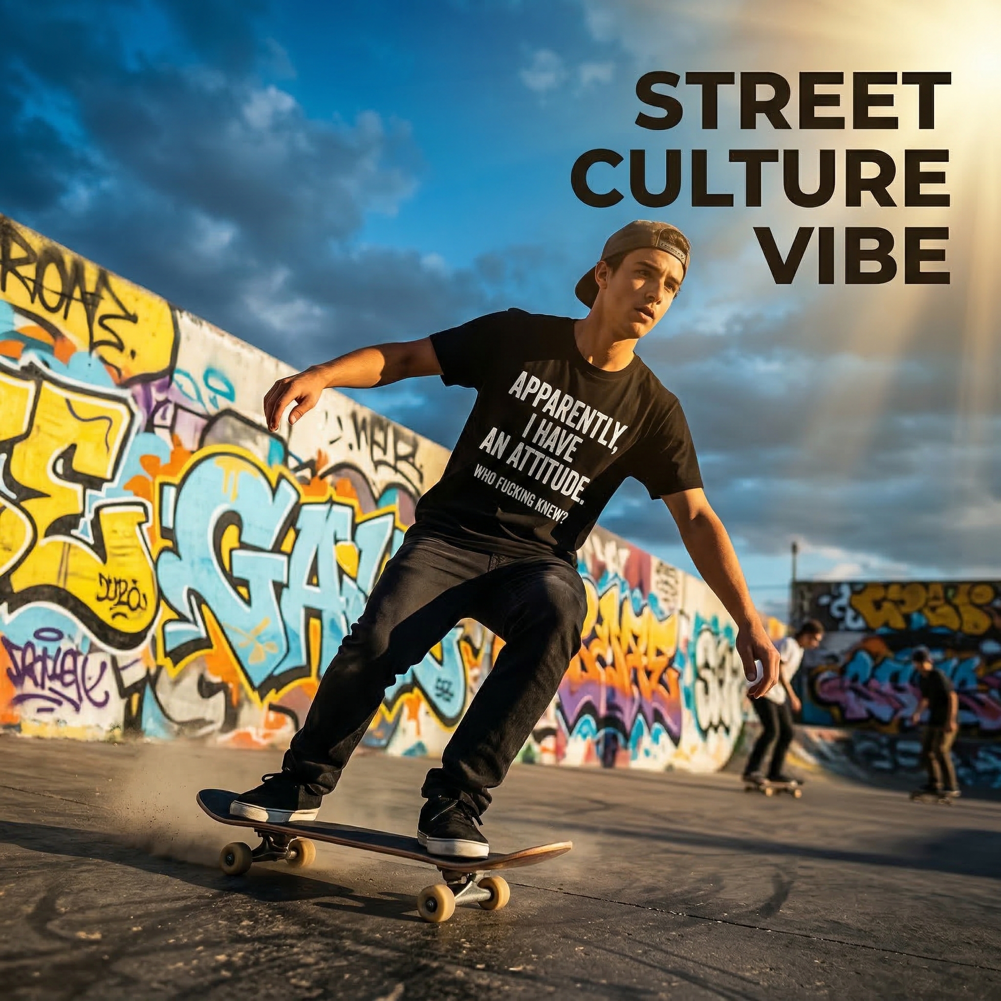 TEECURENT Apparently I Have An Attitude Who Fucking Knew Pure Cotton Short Sleeve T Shirt