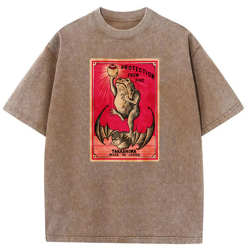 Protection From Fire Takashima Made In Japan tshirt 100% cotton